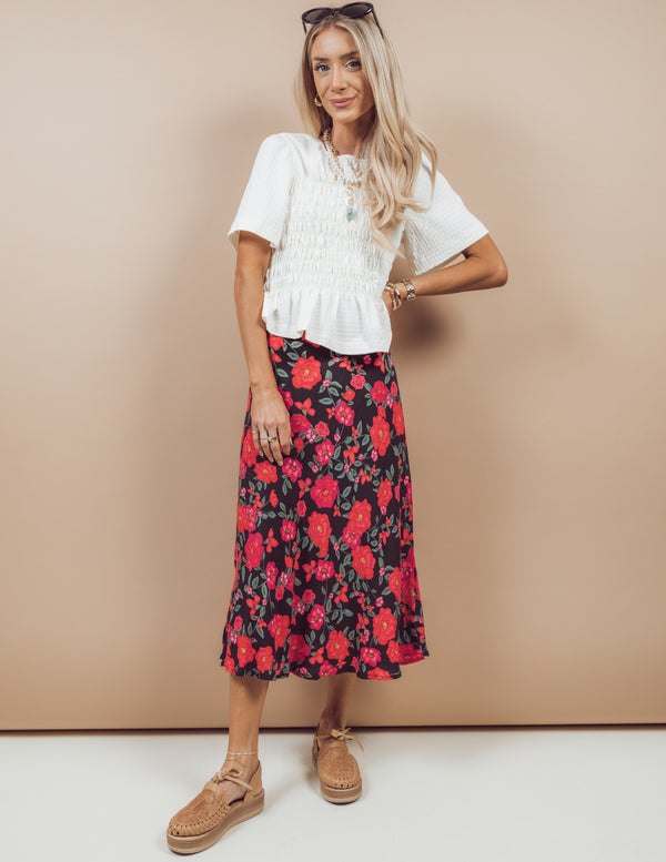 Trent Floral Skirt