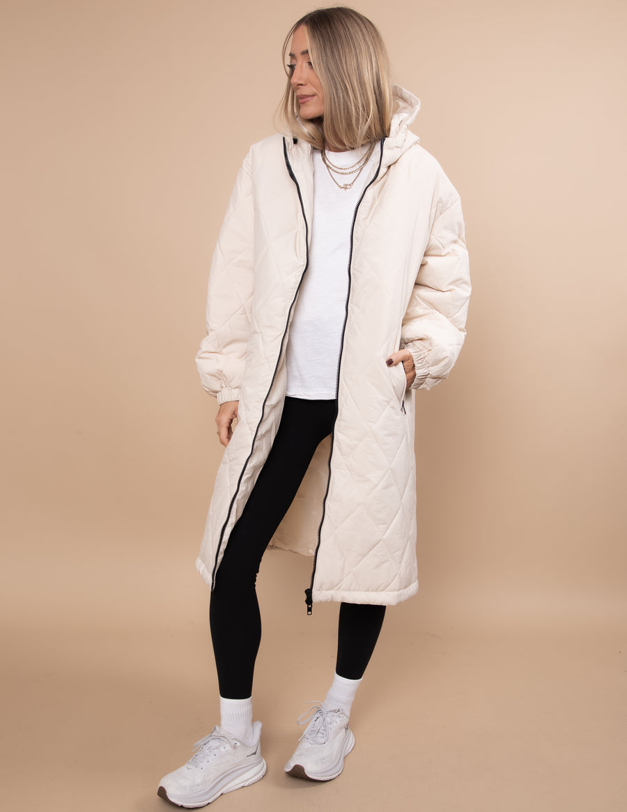 Brooklyn Longline Quilted Jacket