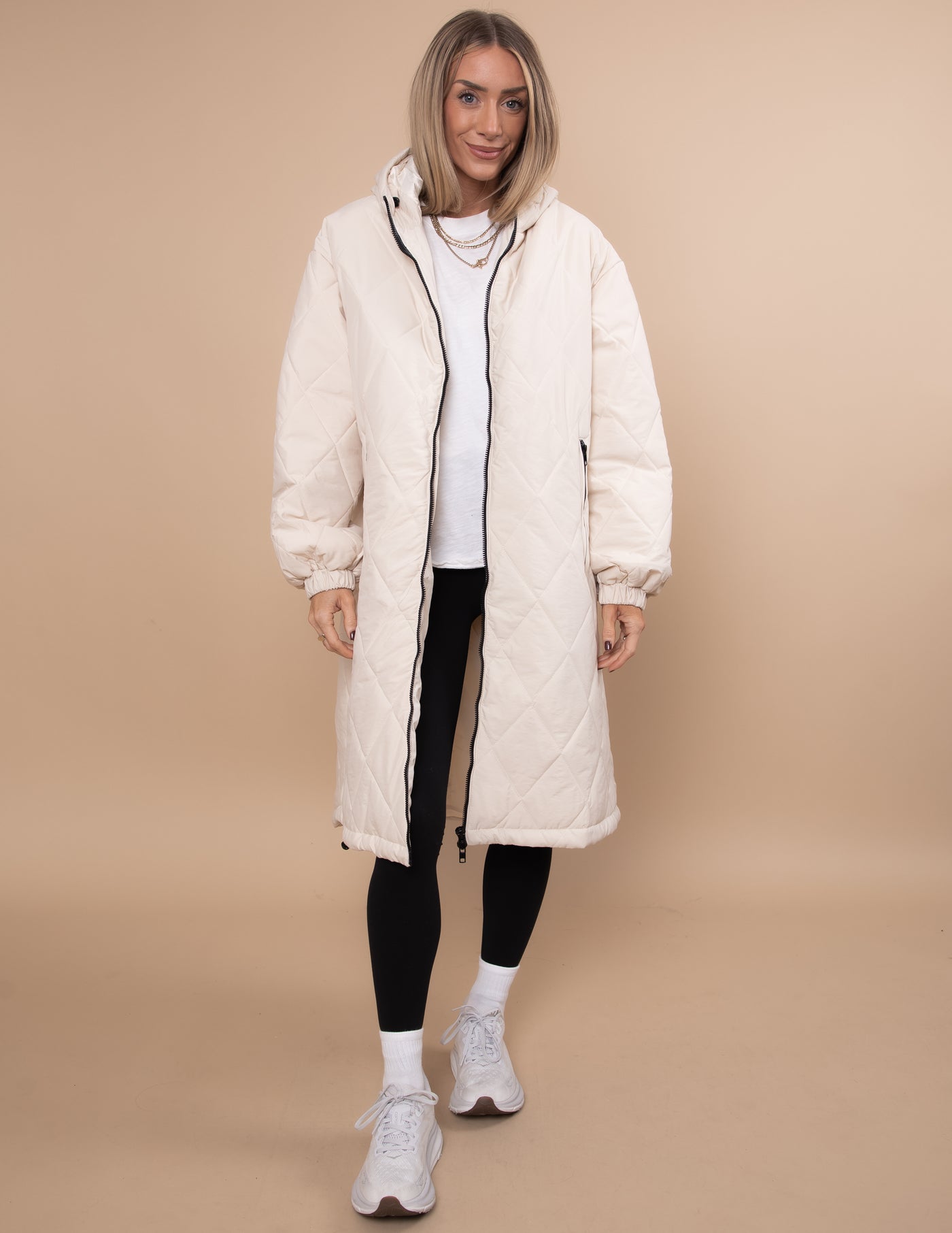 Brooklyn Longline Quilted Jacket