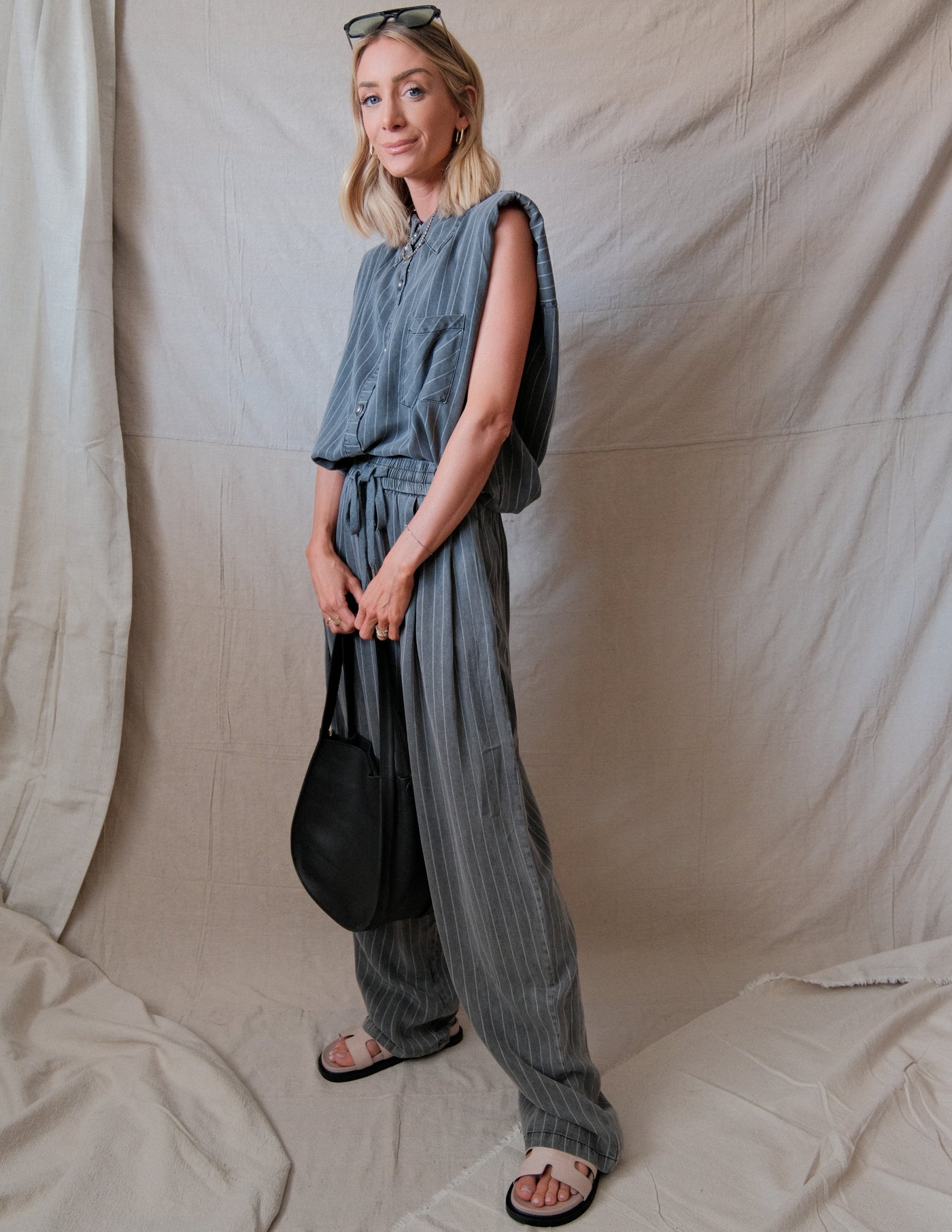 Vivienne Striped Two Piece Set
