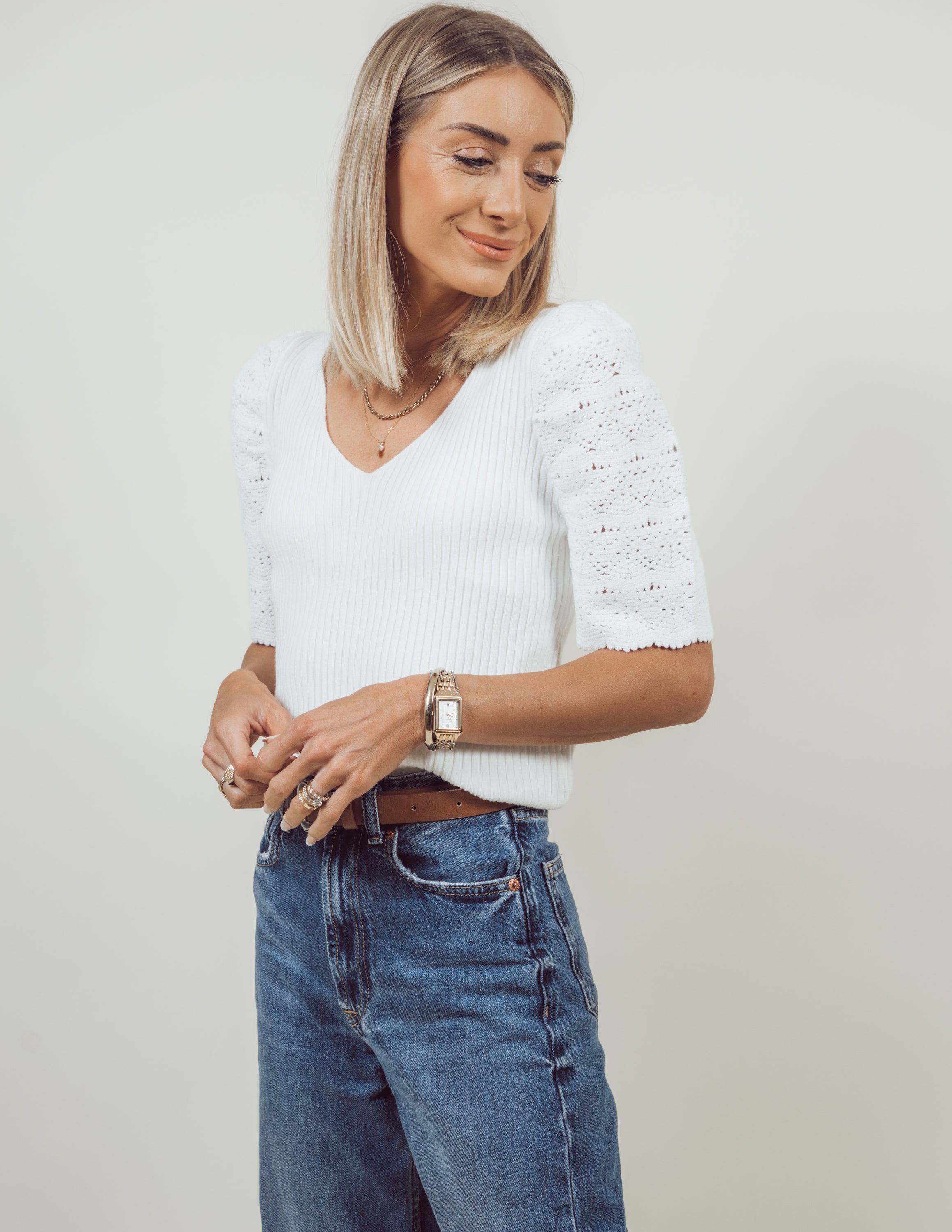 Ruthie Ribbed Top