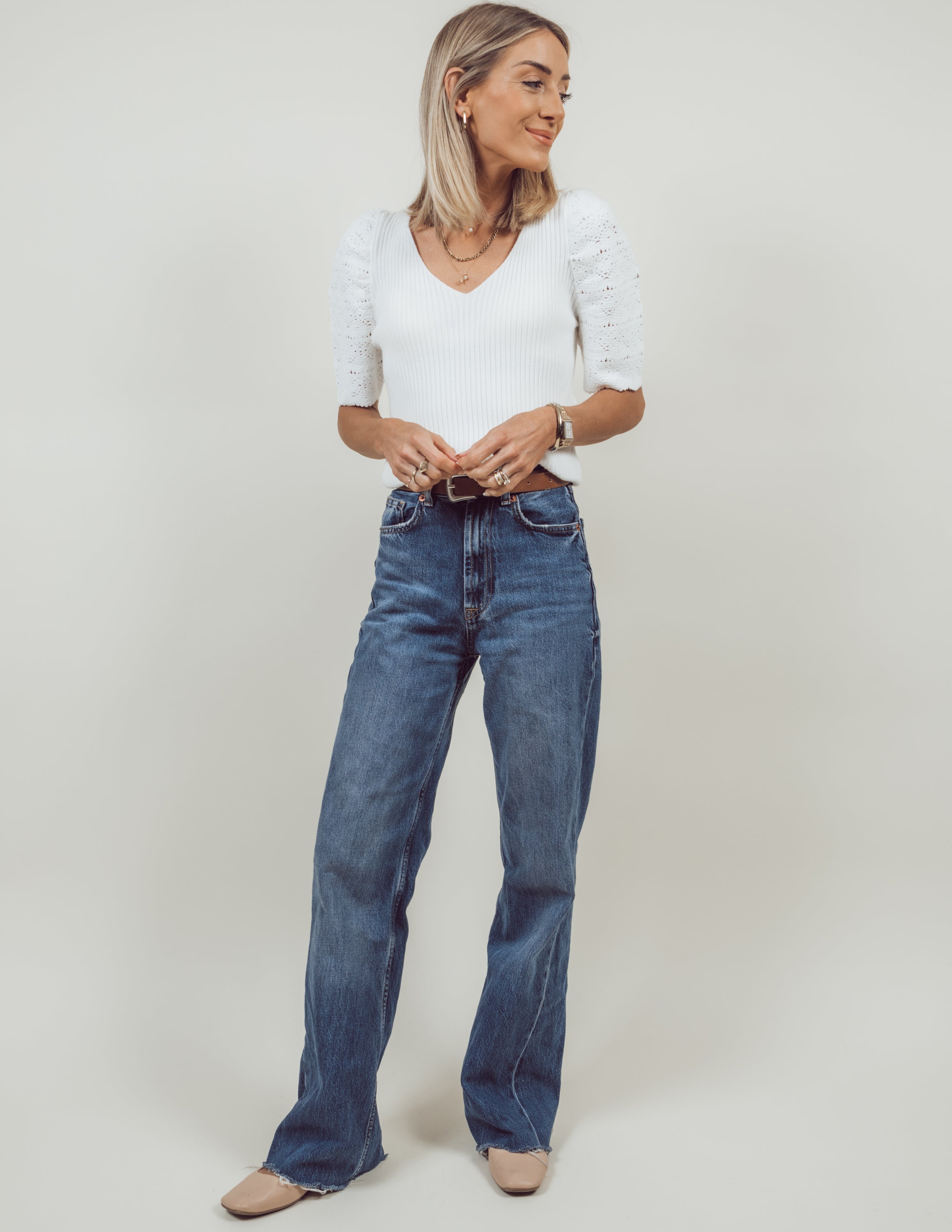 Ruthie Ribbed Top