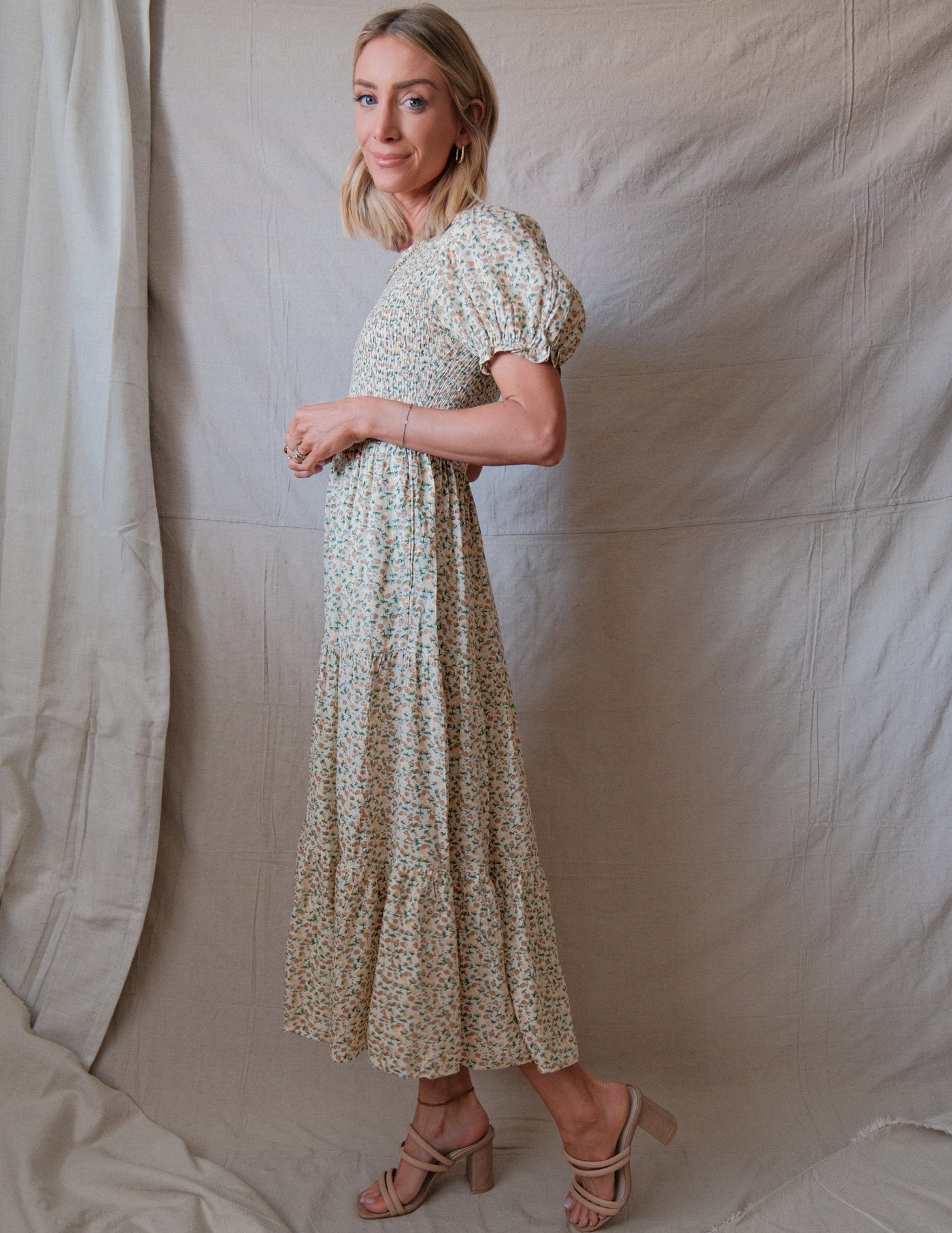 Lauralee Floral Midi Dress