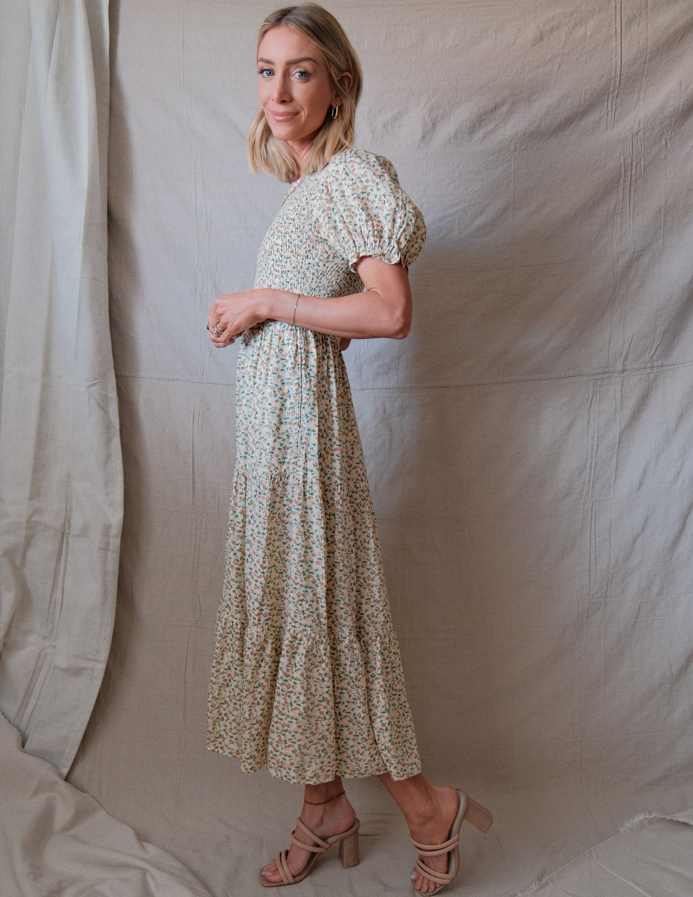 Lauralee Floral Midi Dress