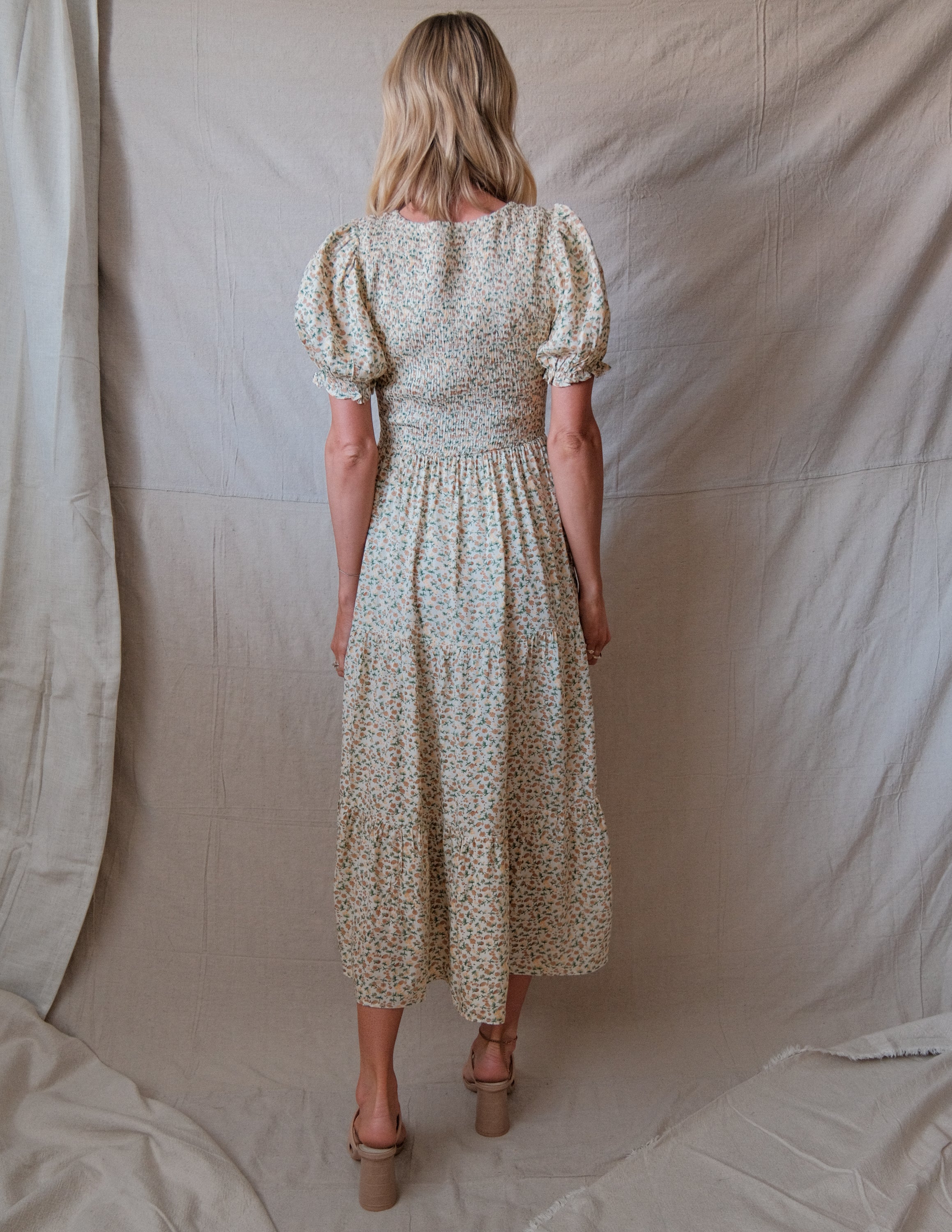 Lauralee Floral Midi Dress