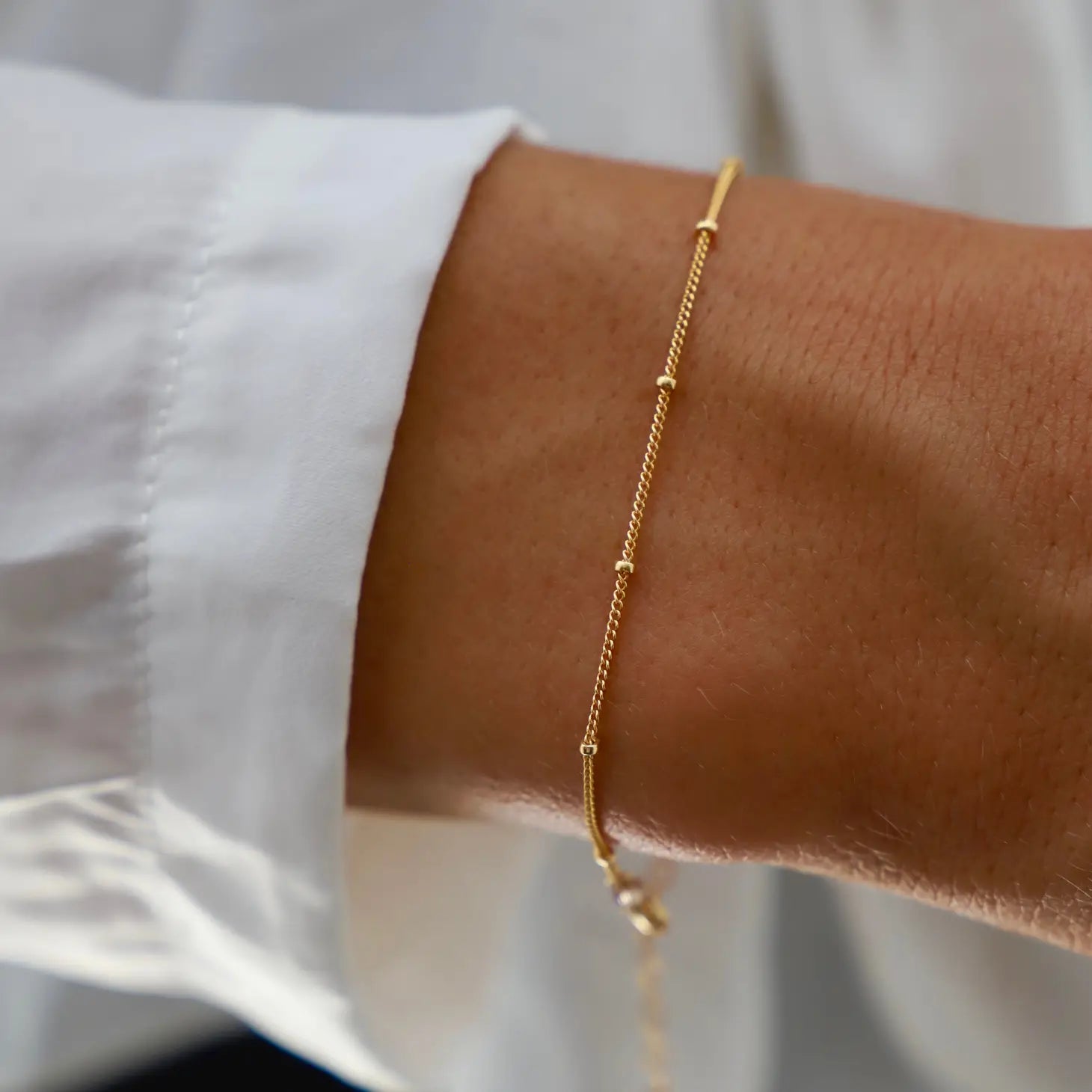 Delicate Ball Chain Bracelet