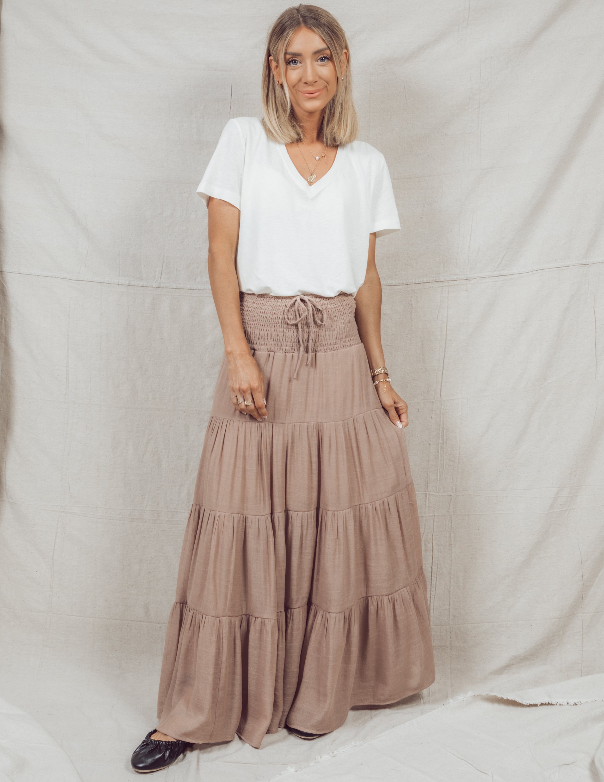 Kathryn Tiered Skirt