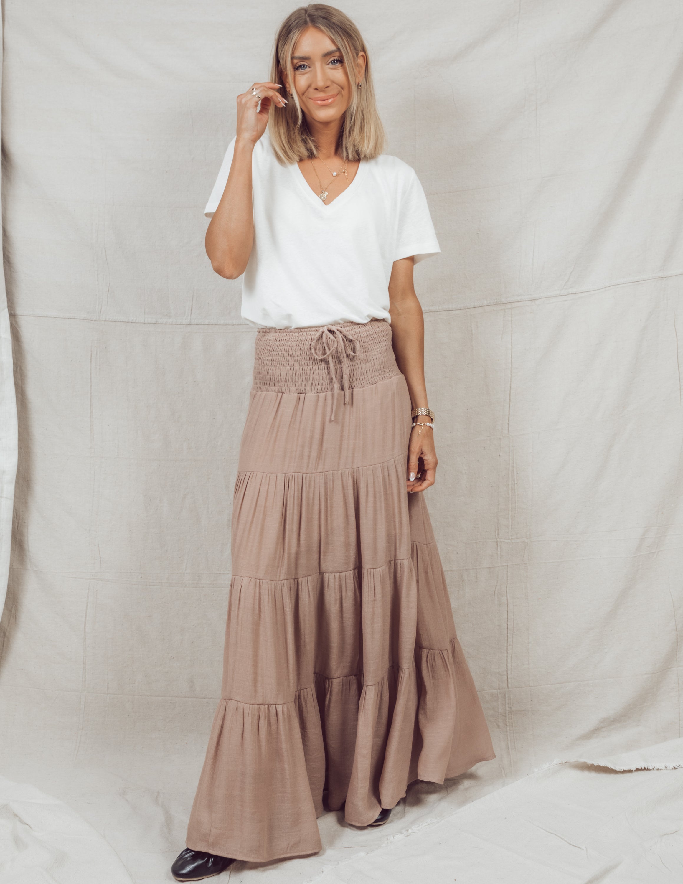 Kathryn Tiered Skirt