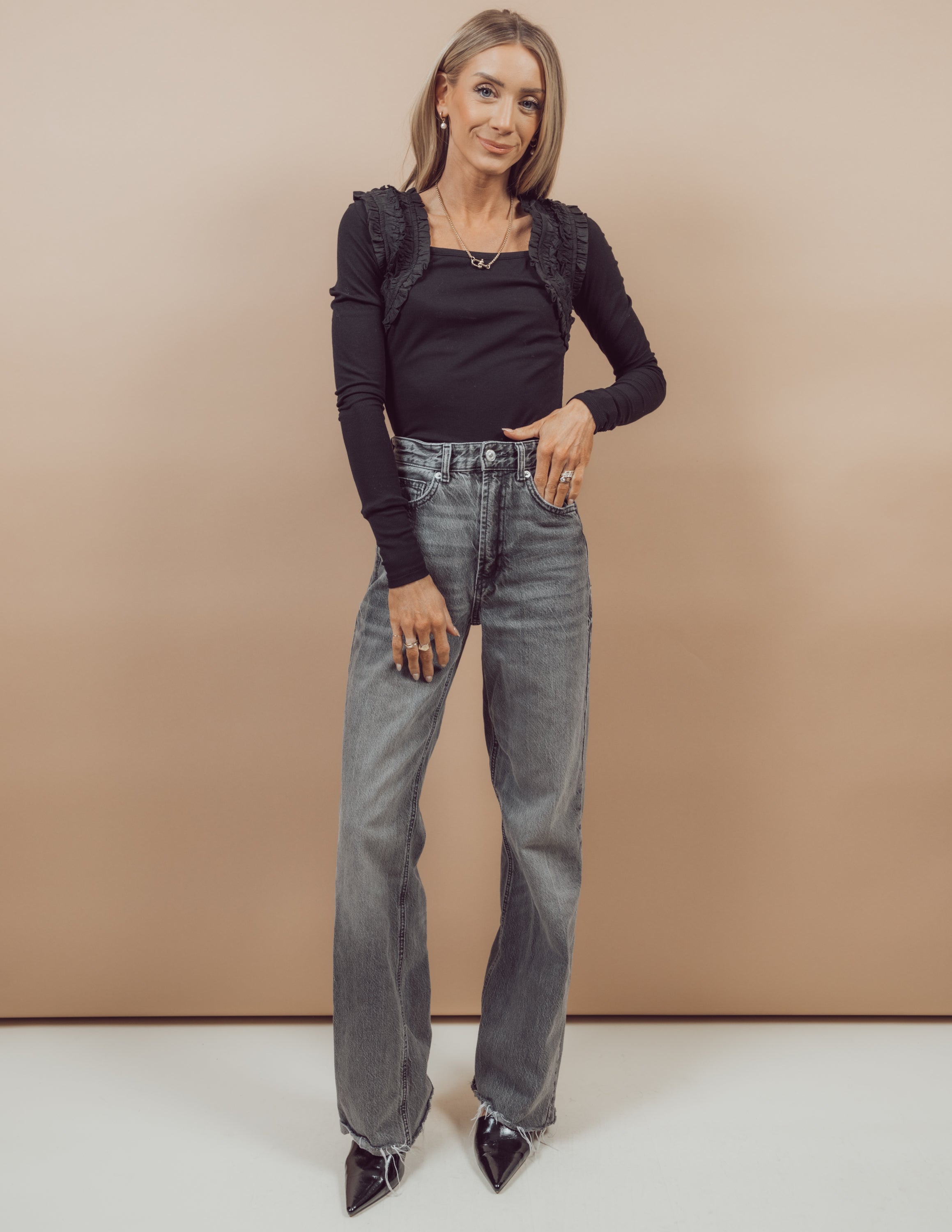 Emi Ruffle Top
