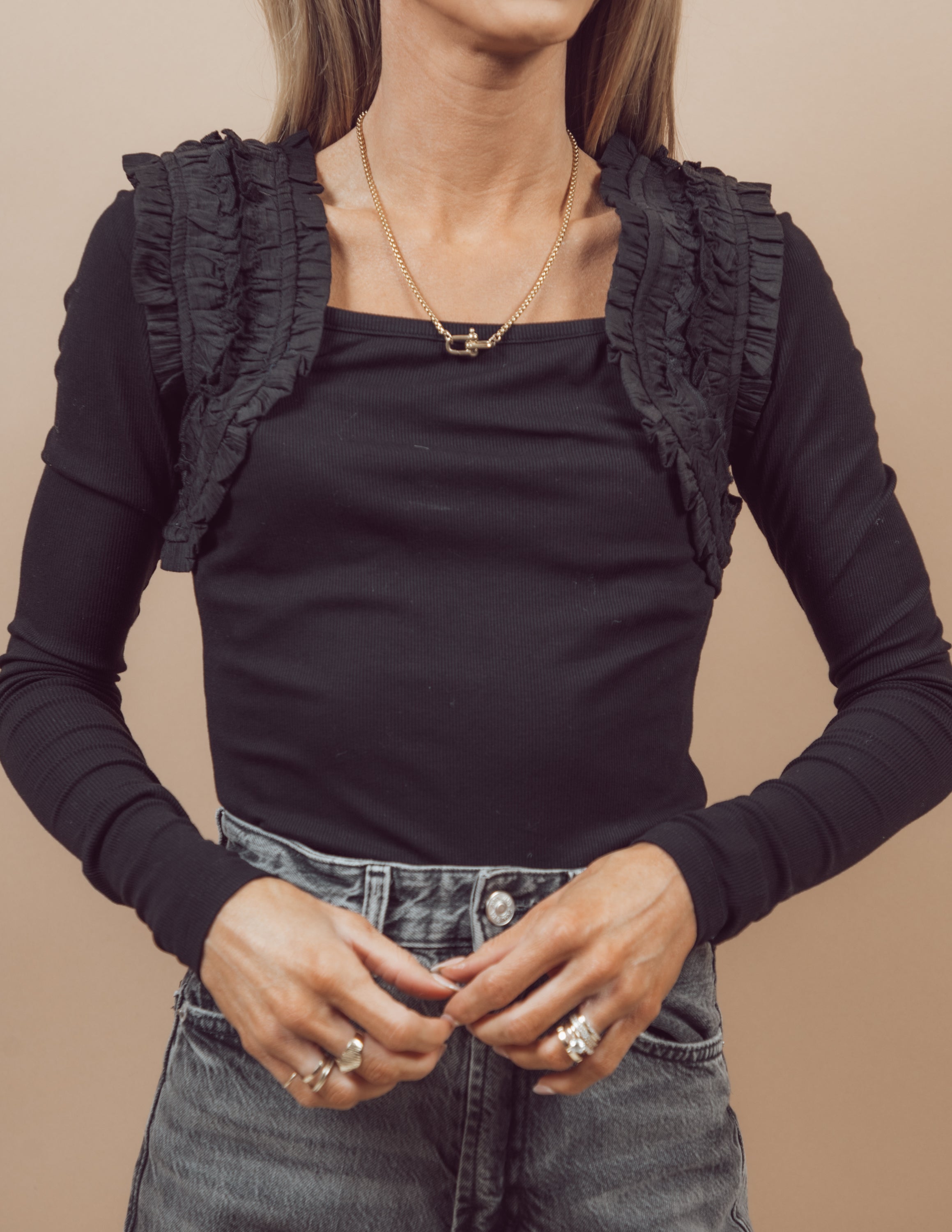 Emi Ruffle Top