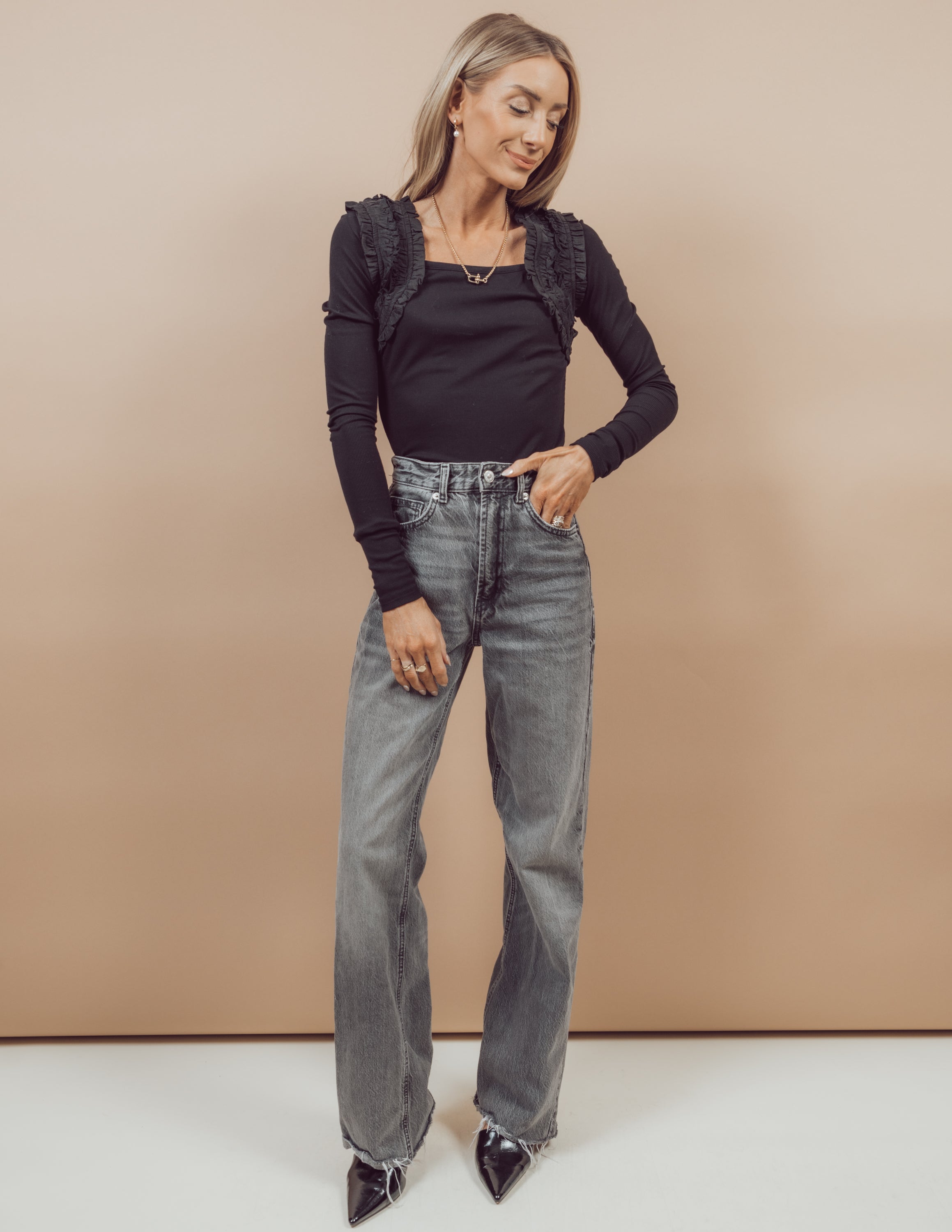 Emi Ruffle Top