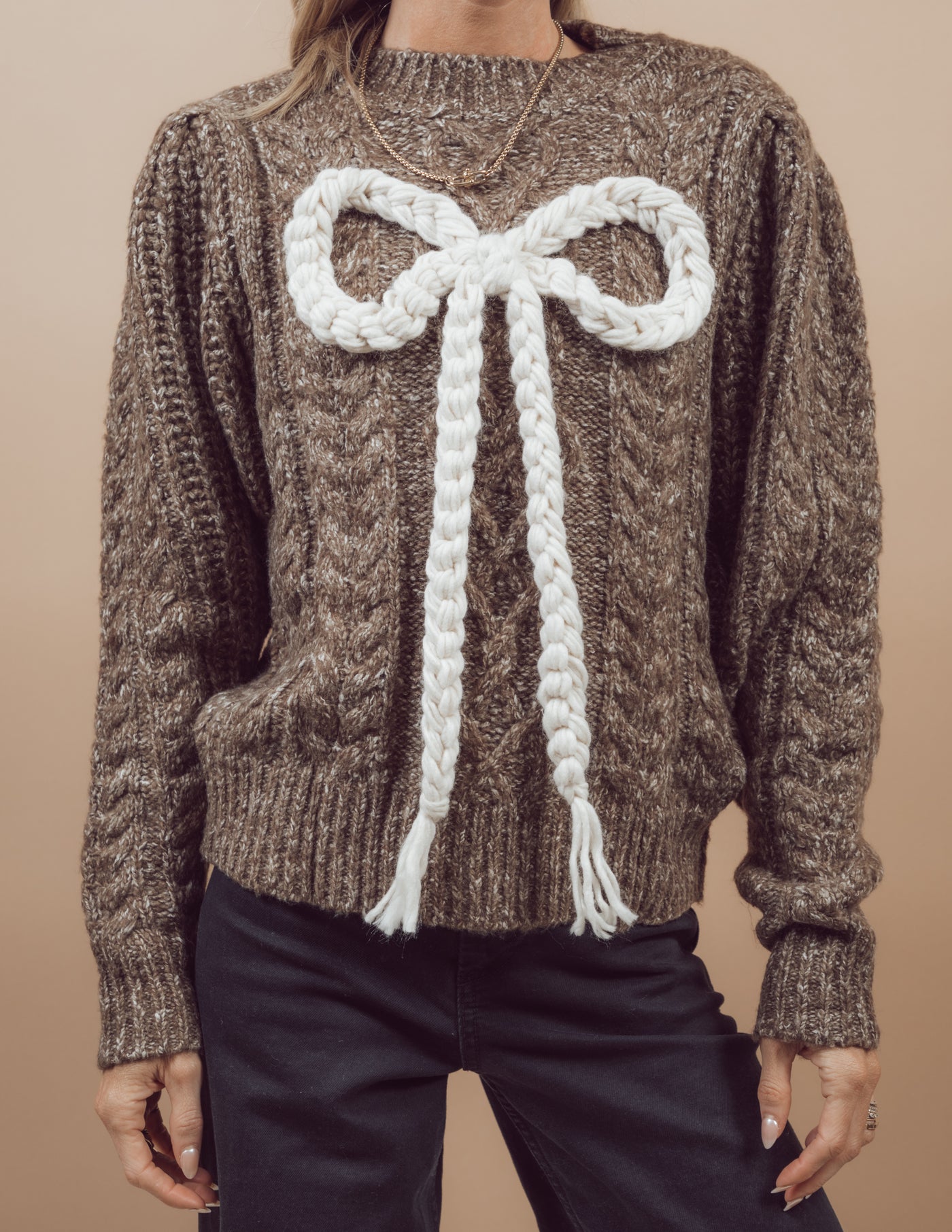 Lucia Cable Knit Sweater