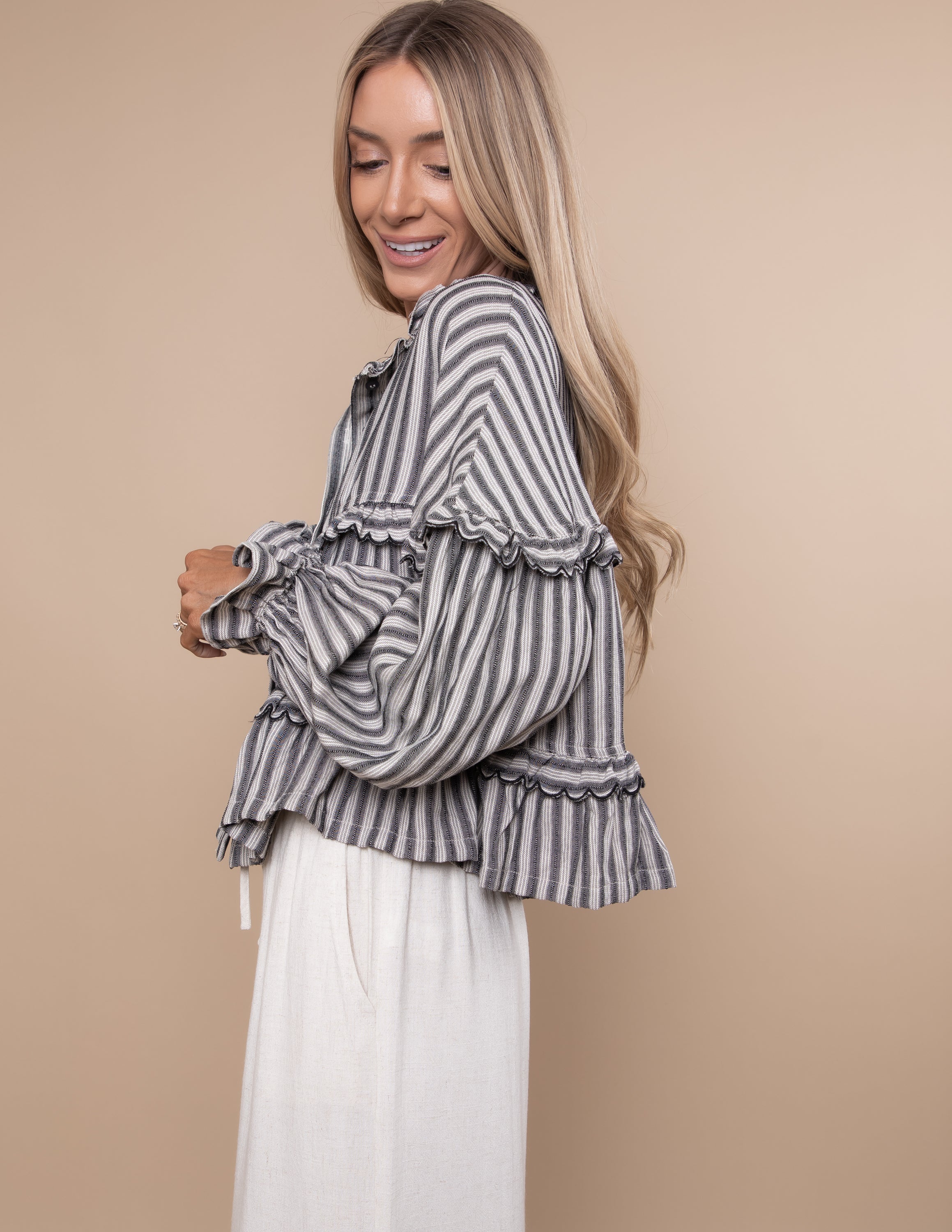 Karlie Striped Top