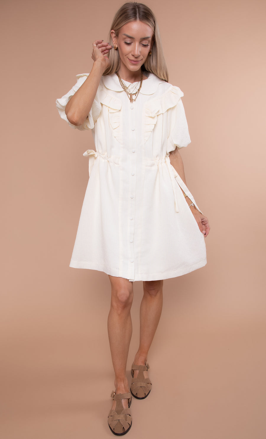 Gabrielle Ruffle Dress