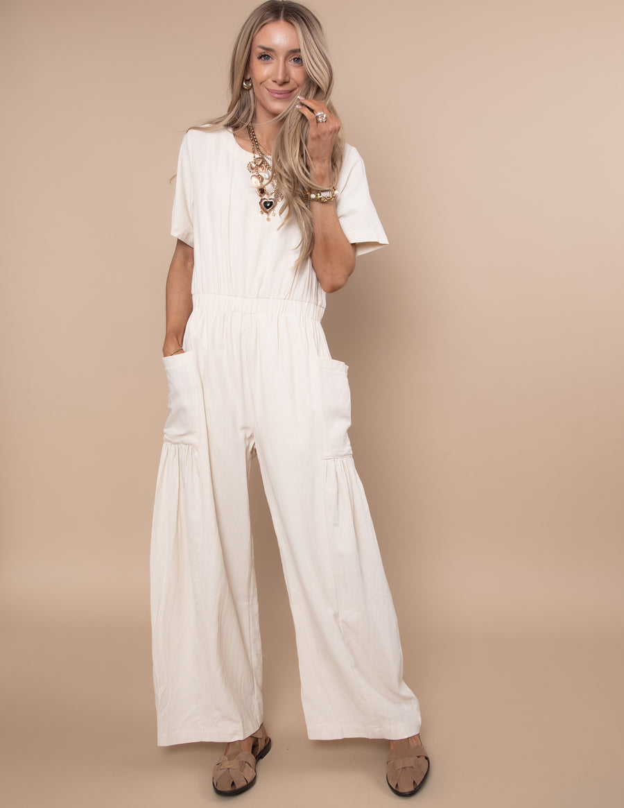 Dalila Textured Jumpsuit