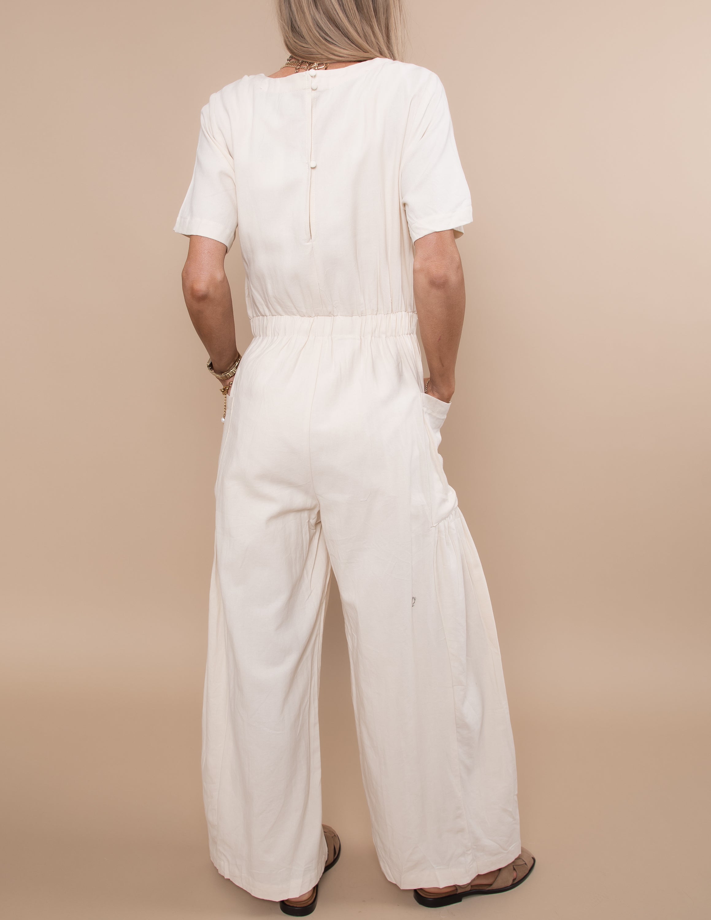 Dalila Textured Jumpsuit