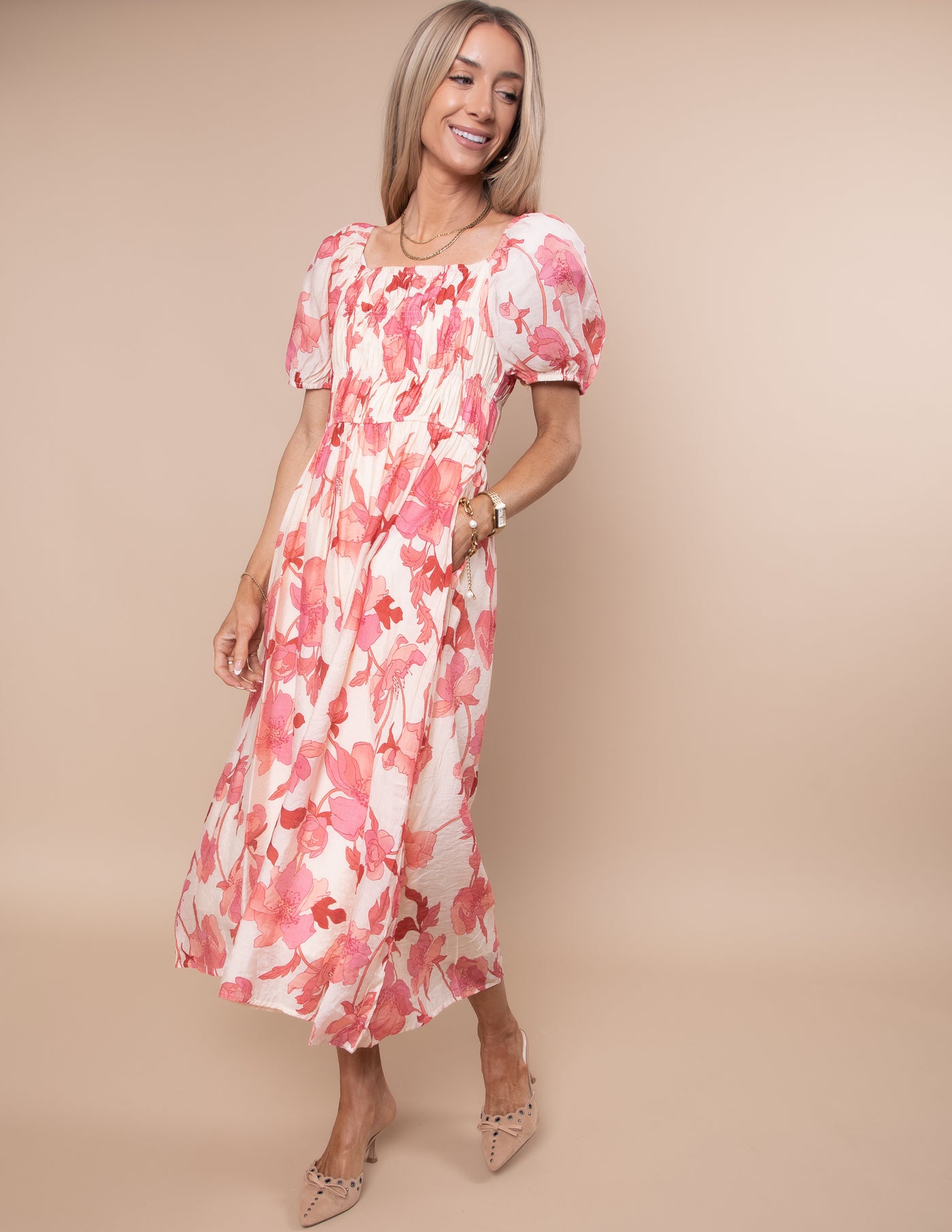 Vallet Floral Dress