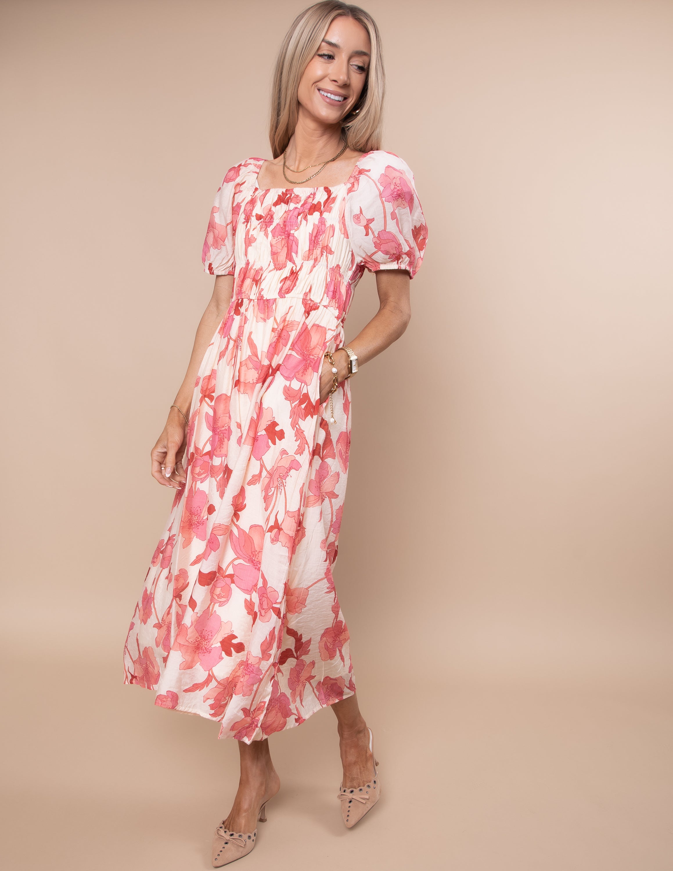 Vallet Floral Dress
