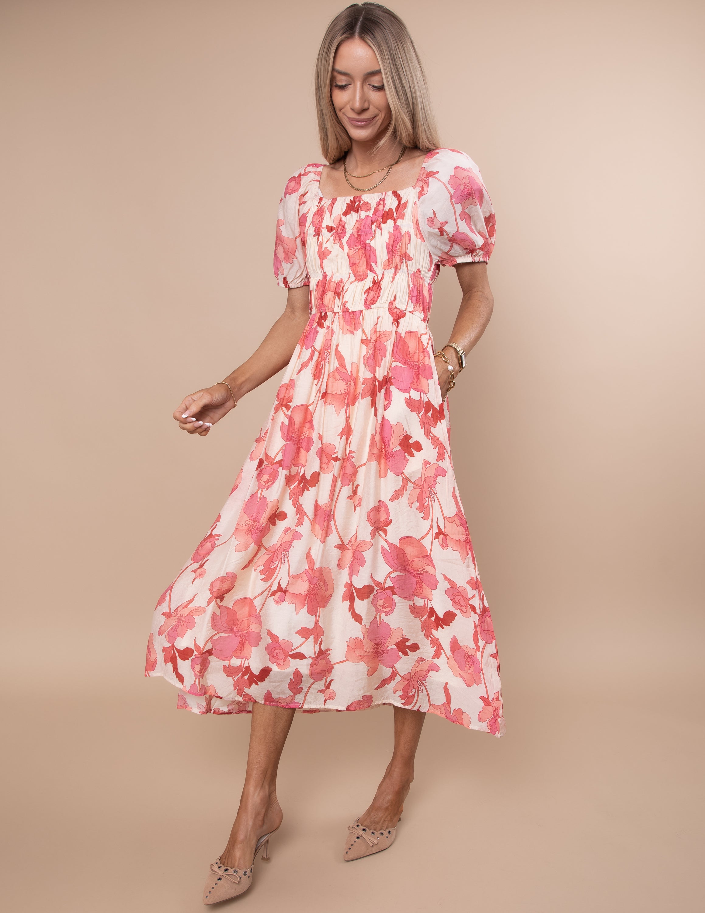 Vallet Floral Dress