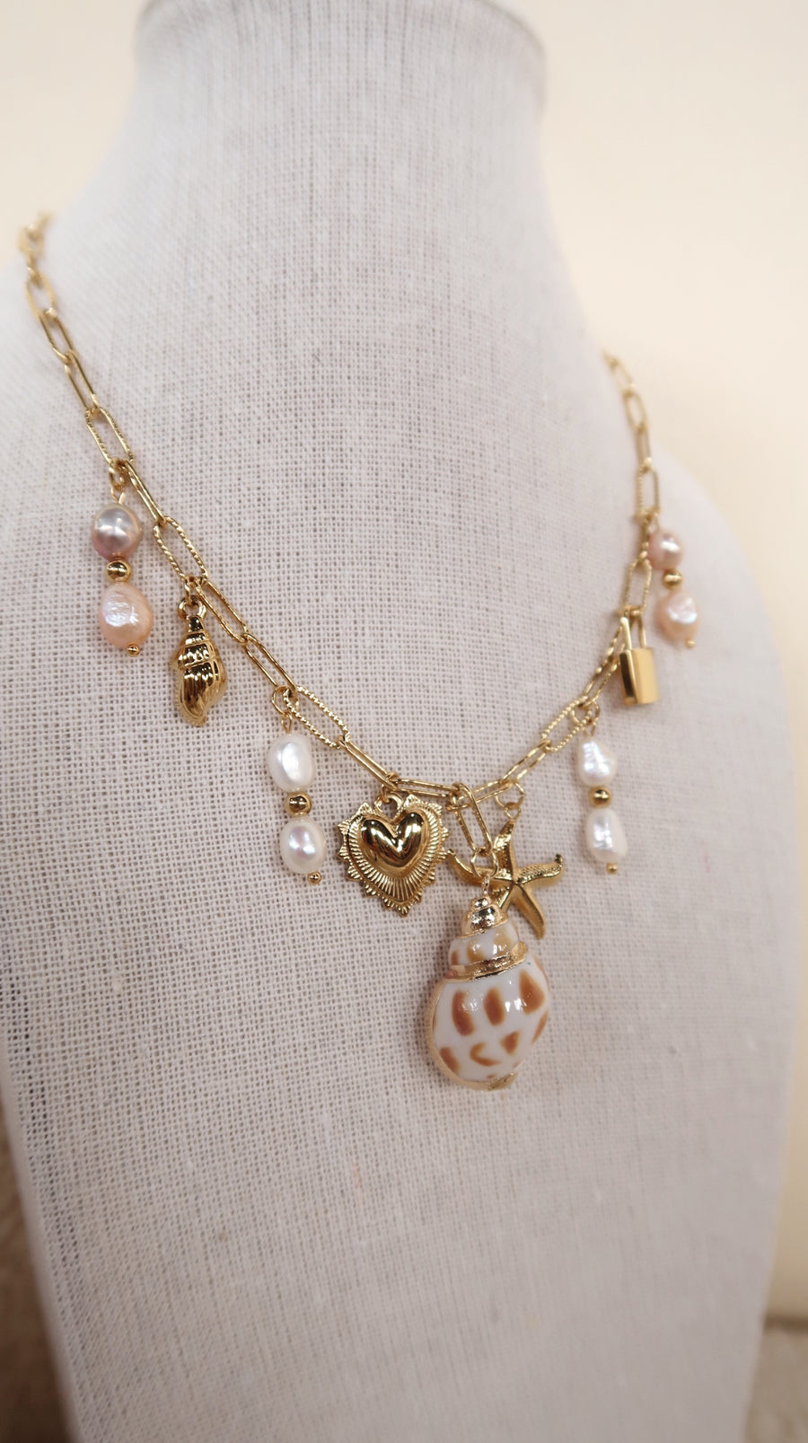 Seashell Charm Necklace