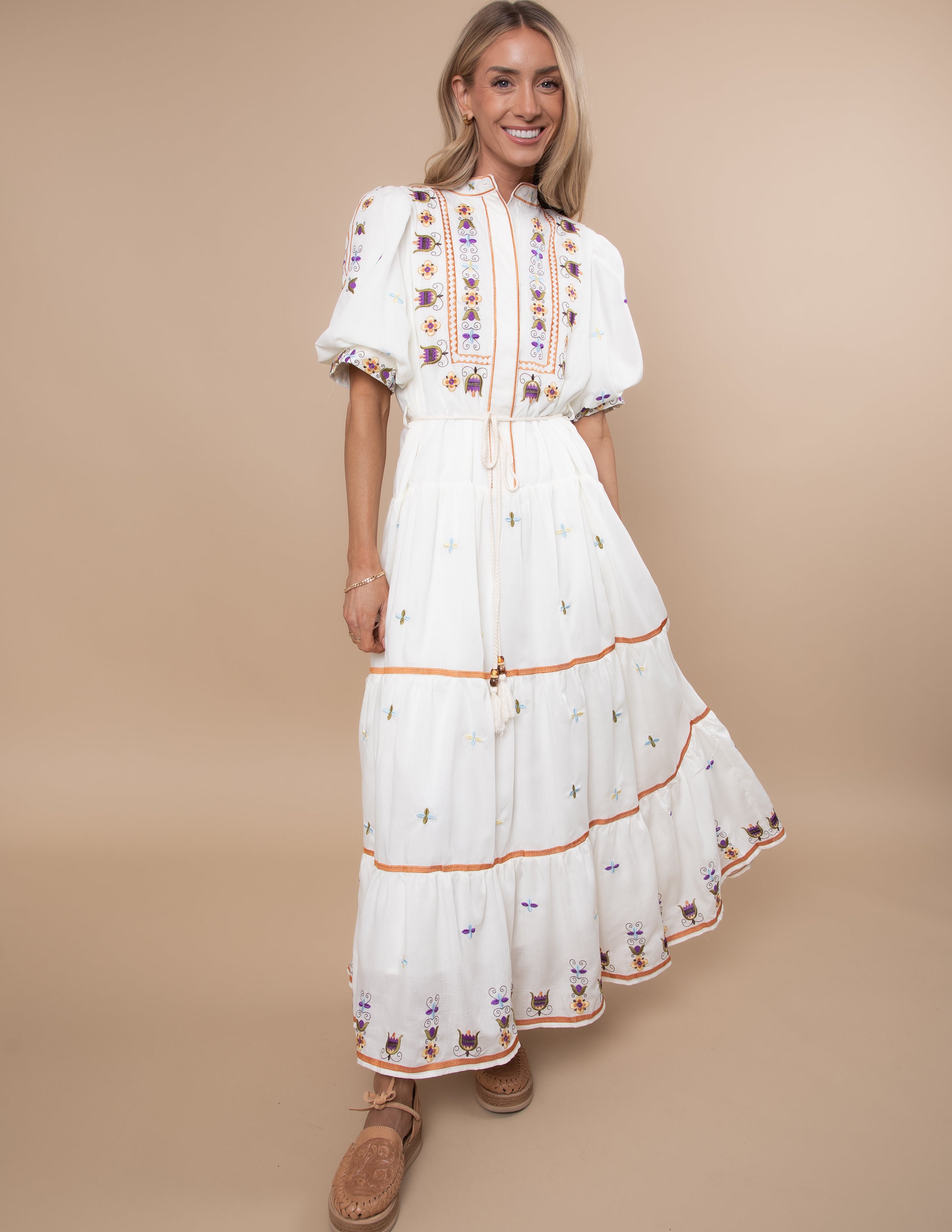 Kristen Embroidered Dress