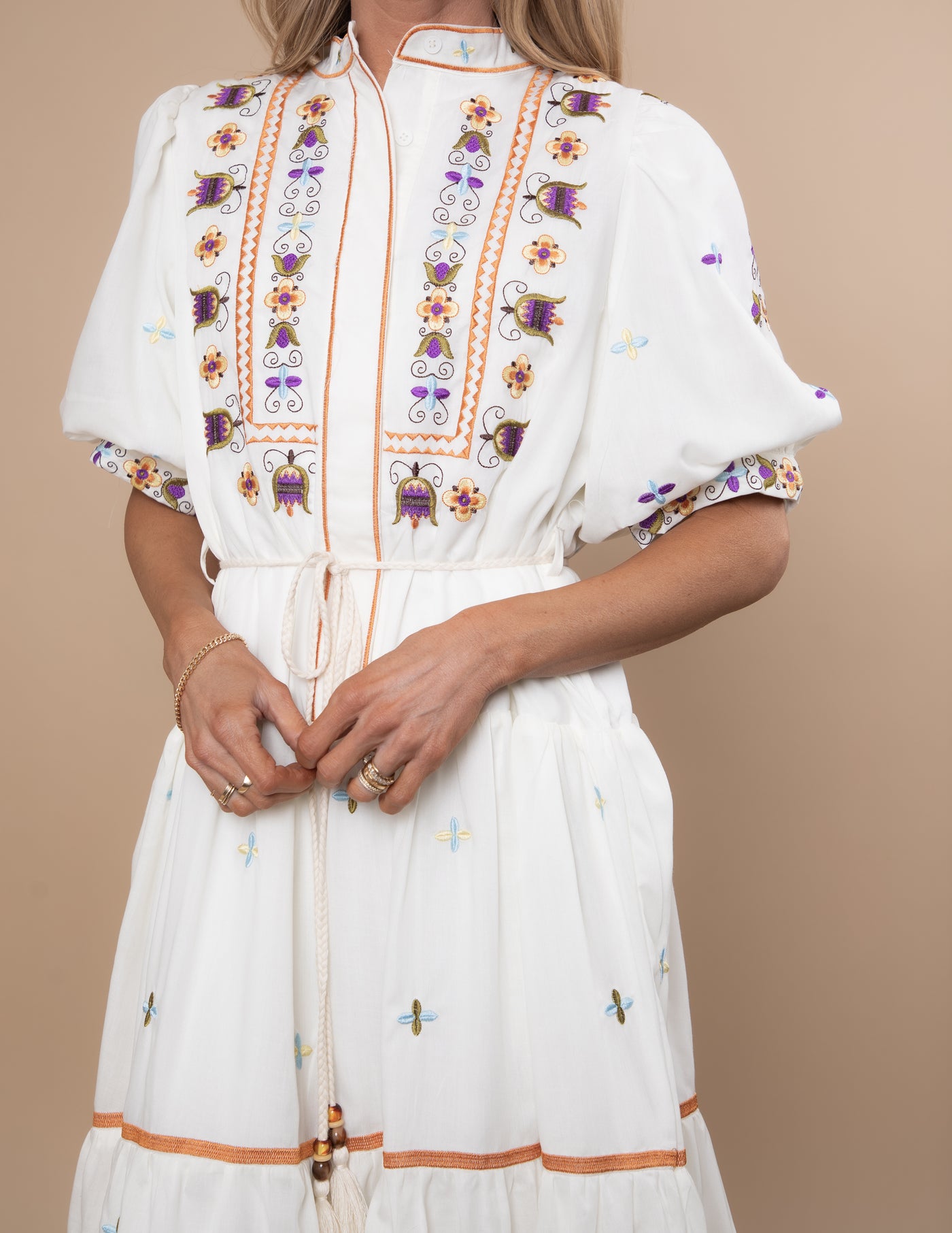 Kristen Embroidered Dress