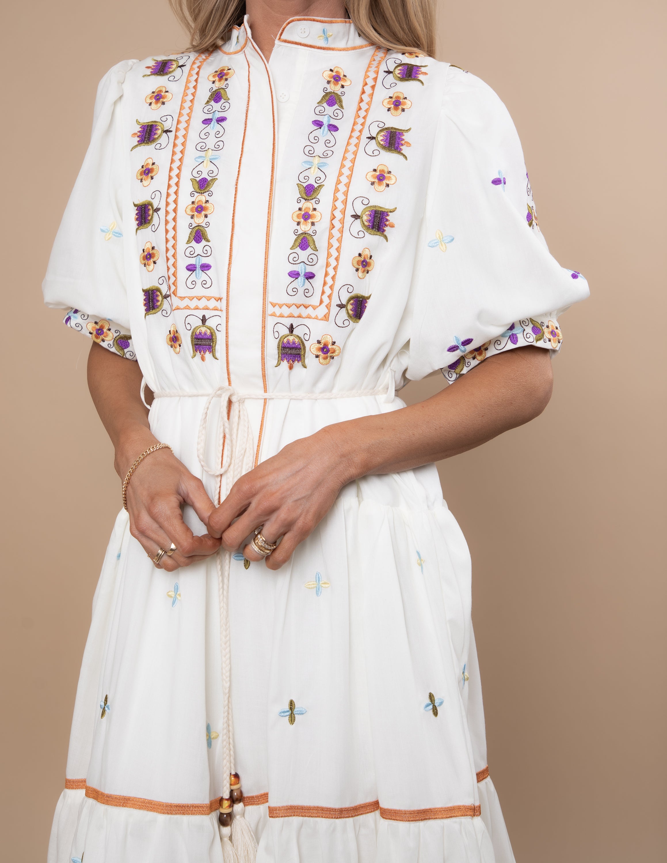 Kristen Embroidered Dress