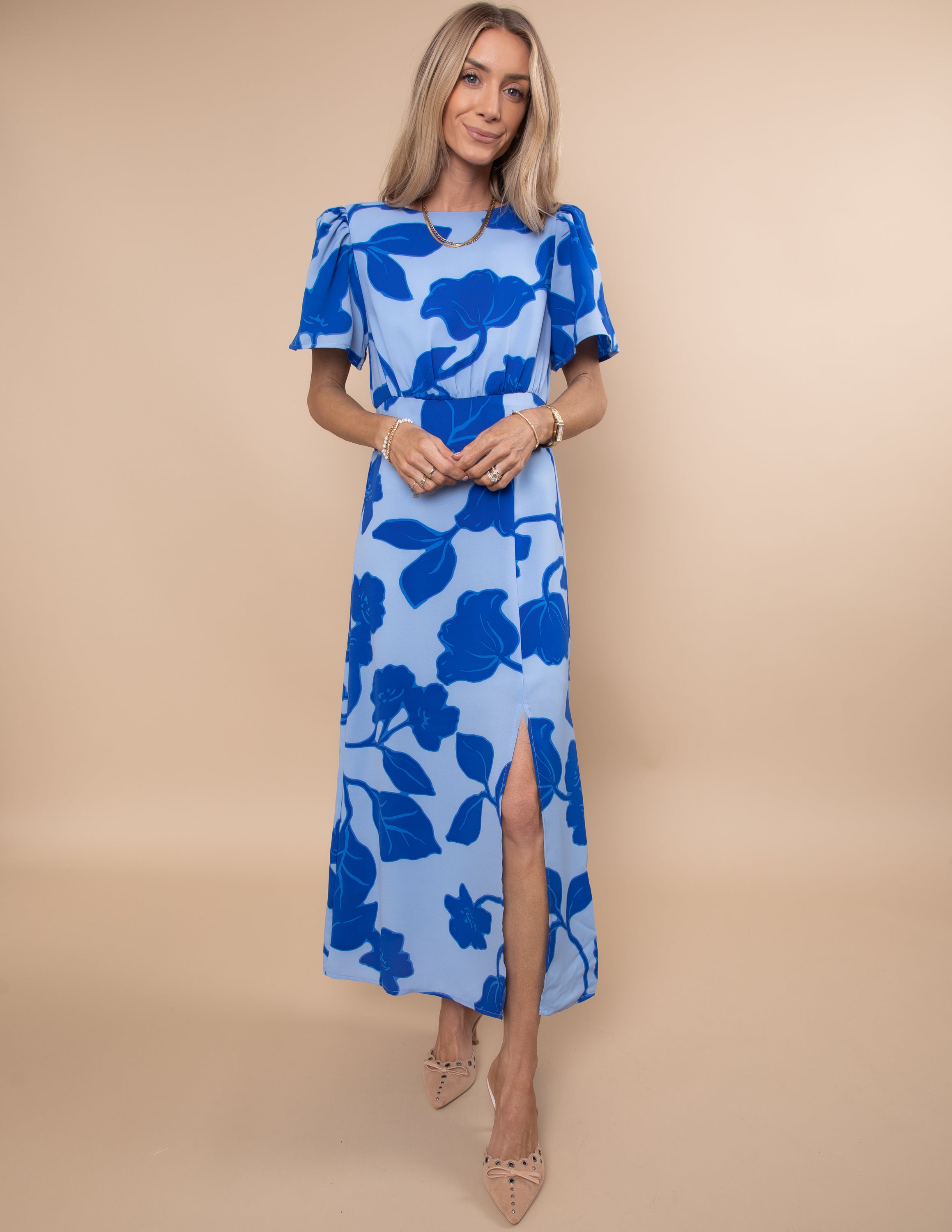 Garden Bloom Midi Dress