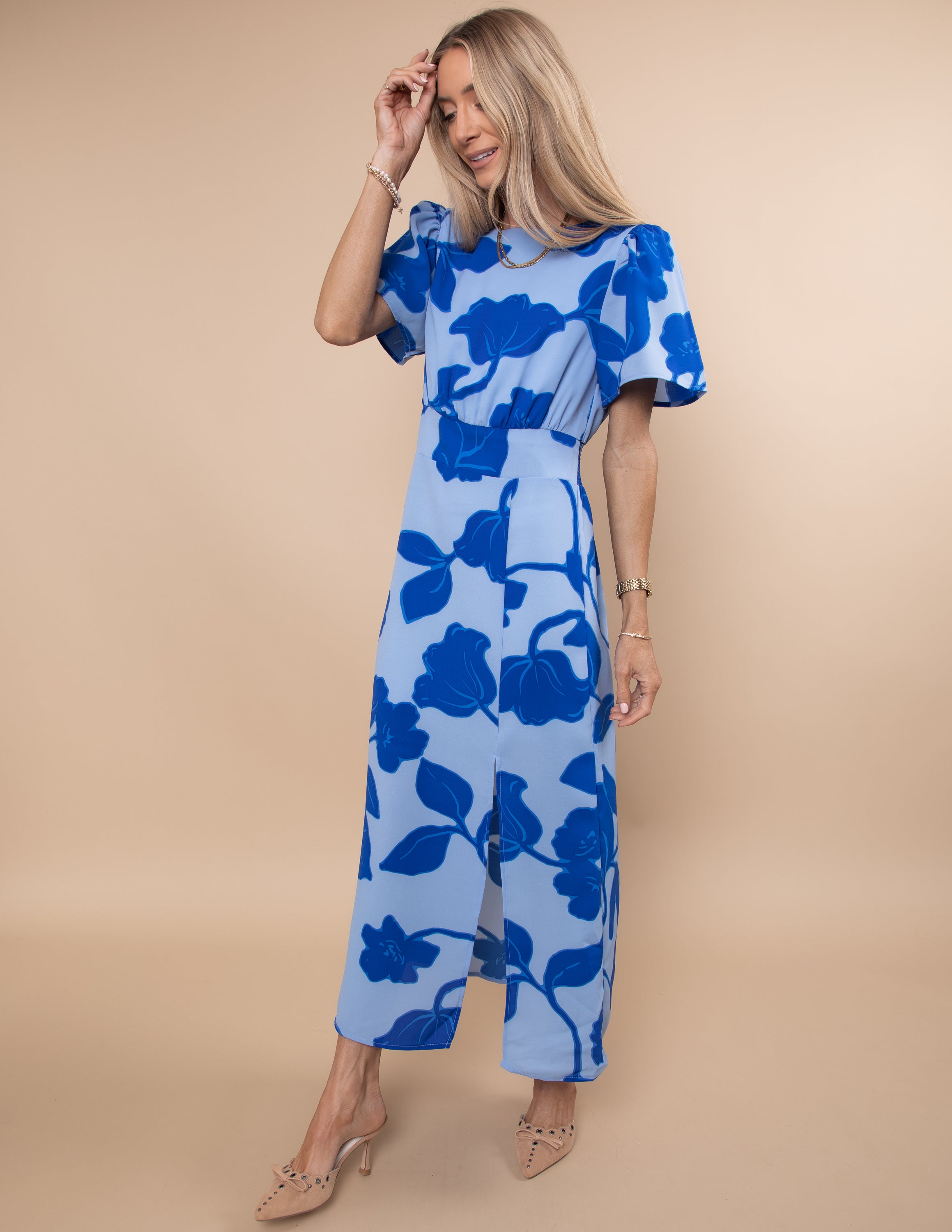 Garden Bloom Midi Dress