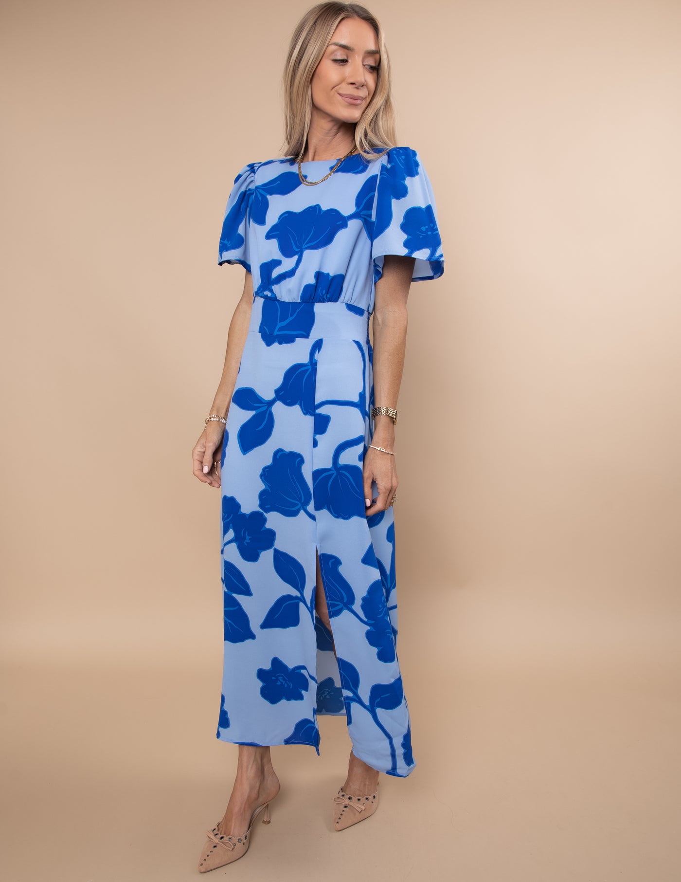 Garden Bloom Midi Dress