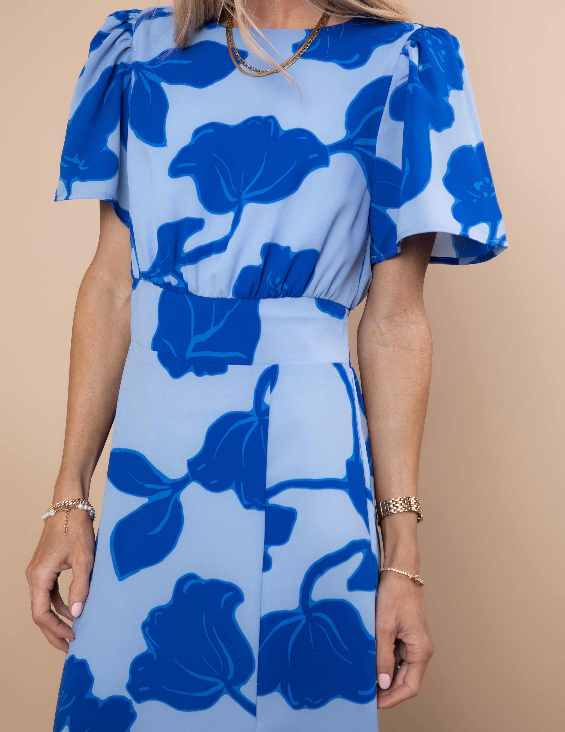 Garden Bloom Midi Dress