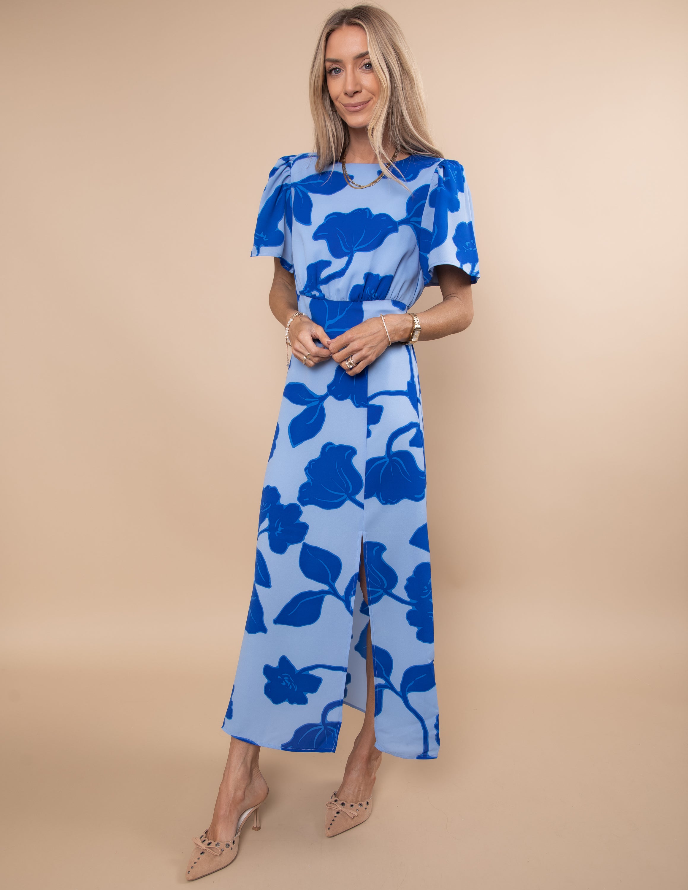 Garden Bloom Midi Dress