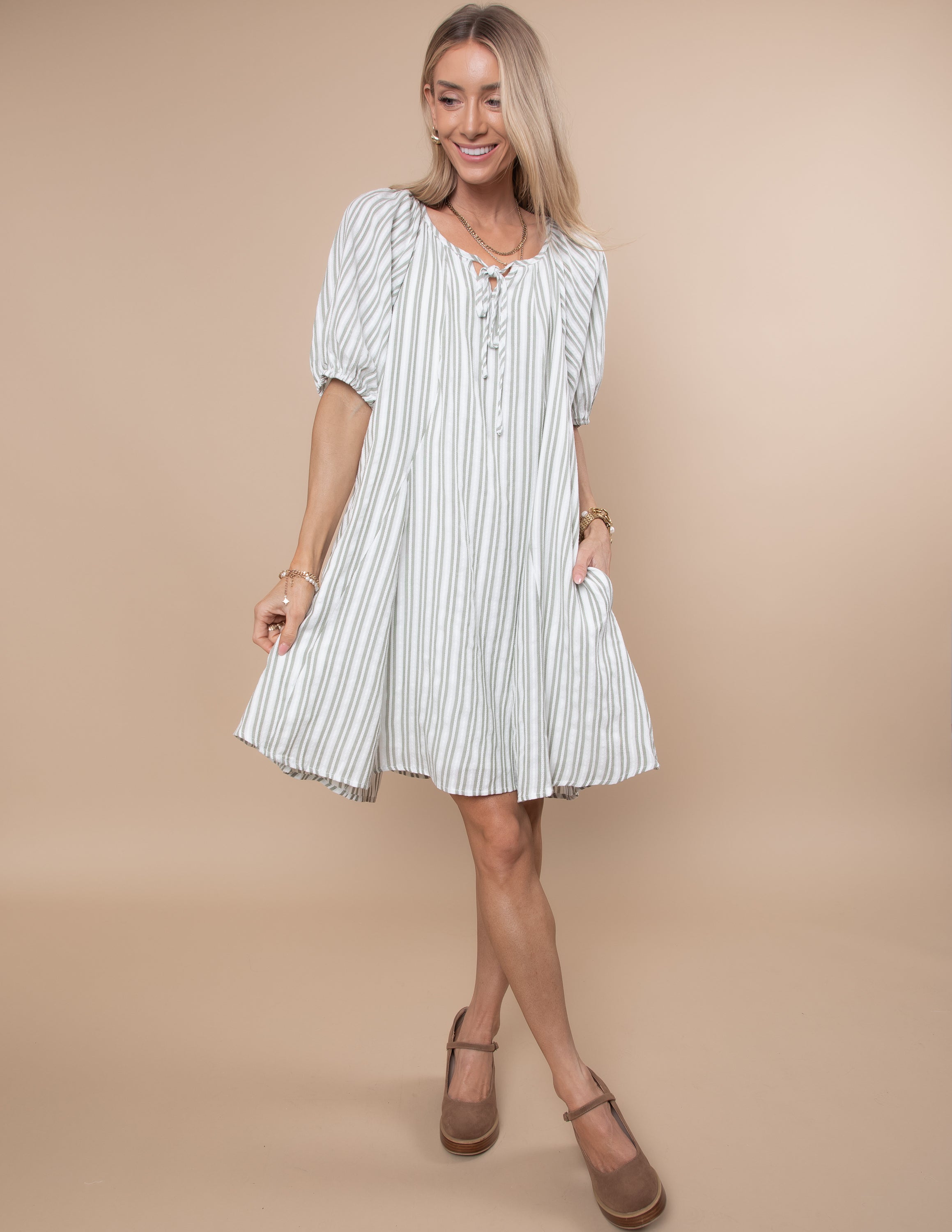Cassie Stripe Dress