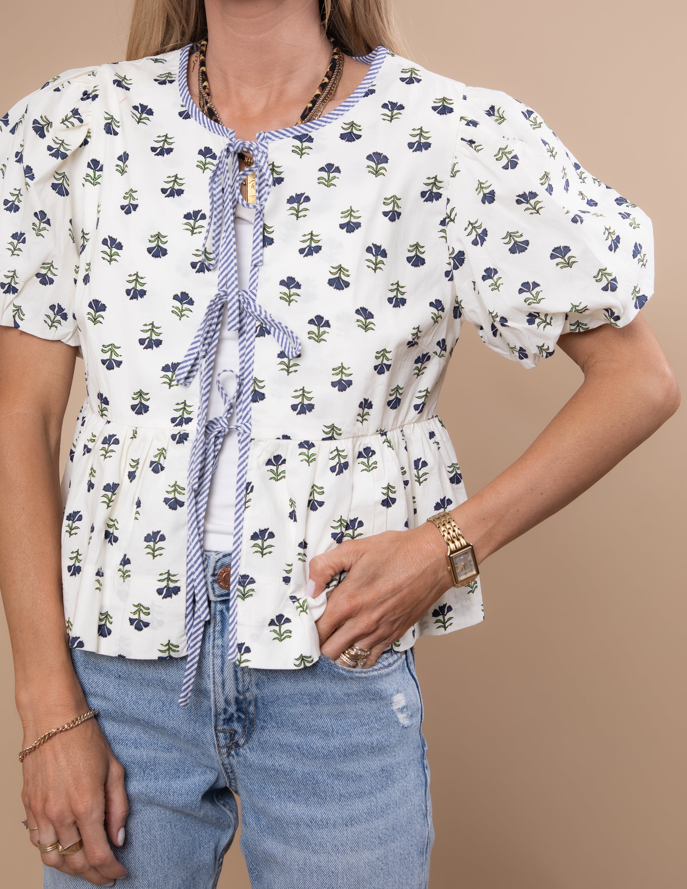 Renee Floral Top