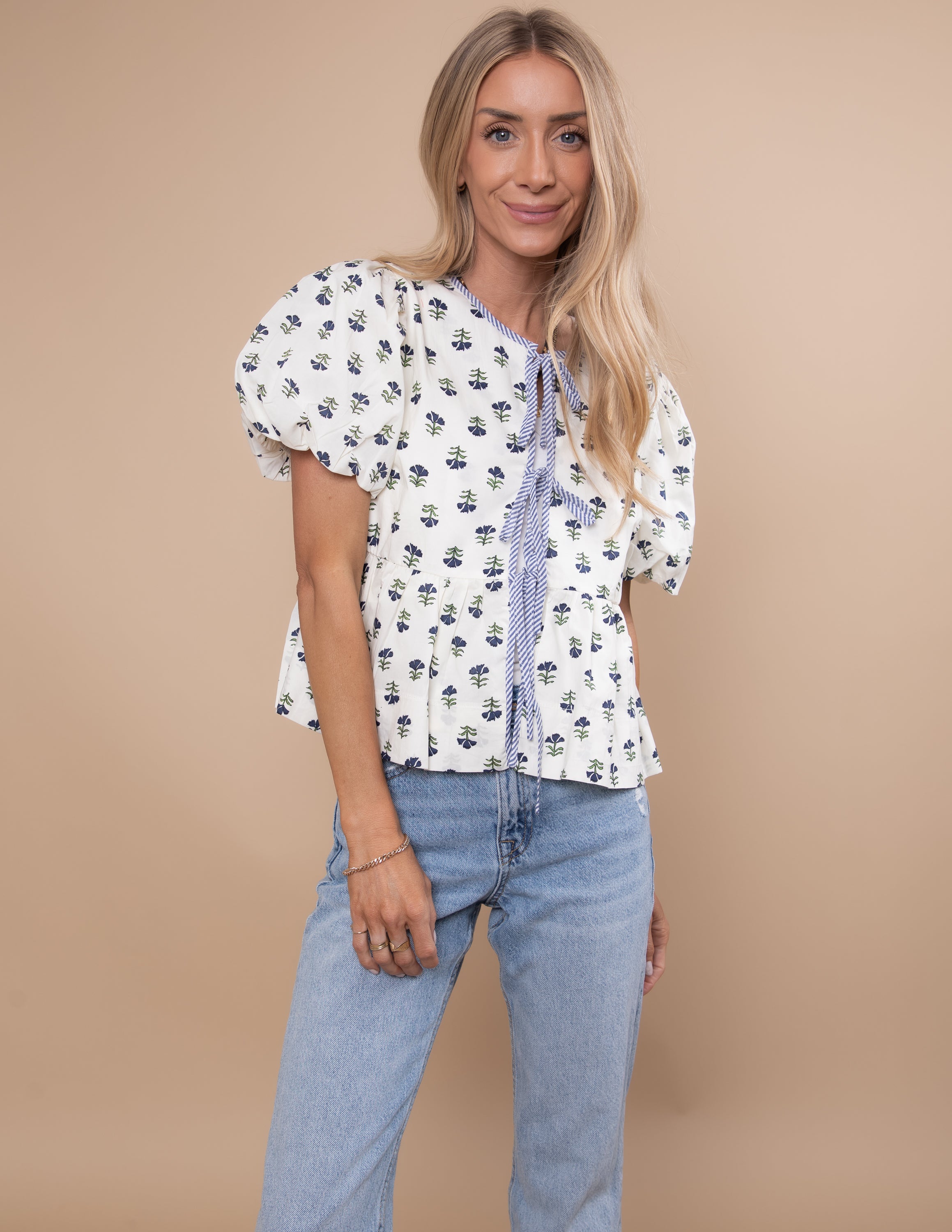 Renee Floral Top