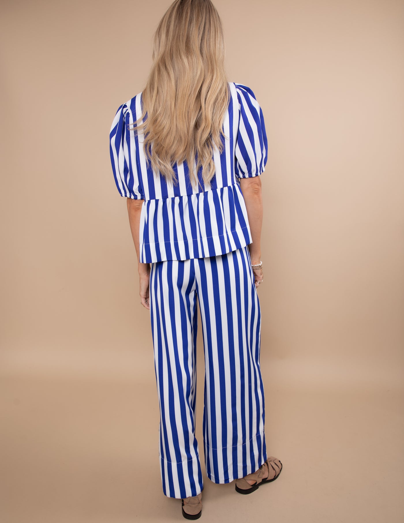 Greta Striped Two Piece Set