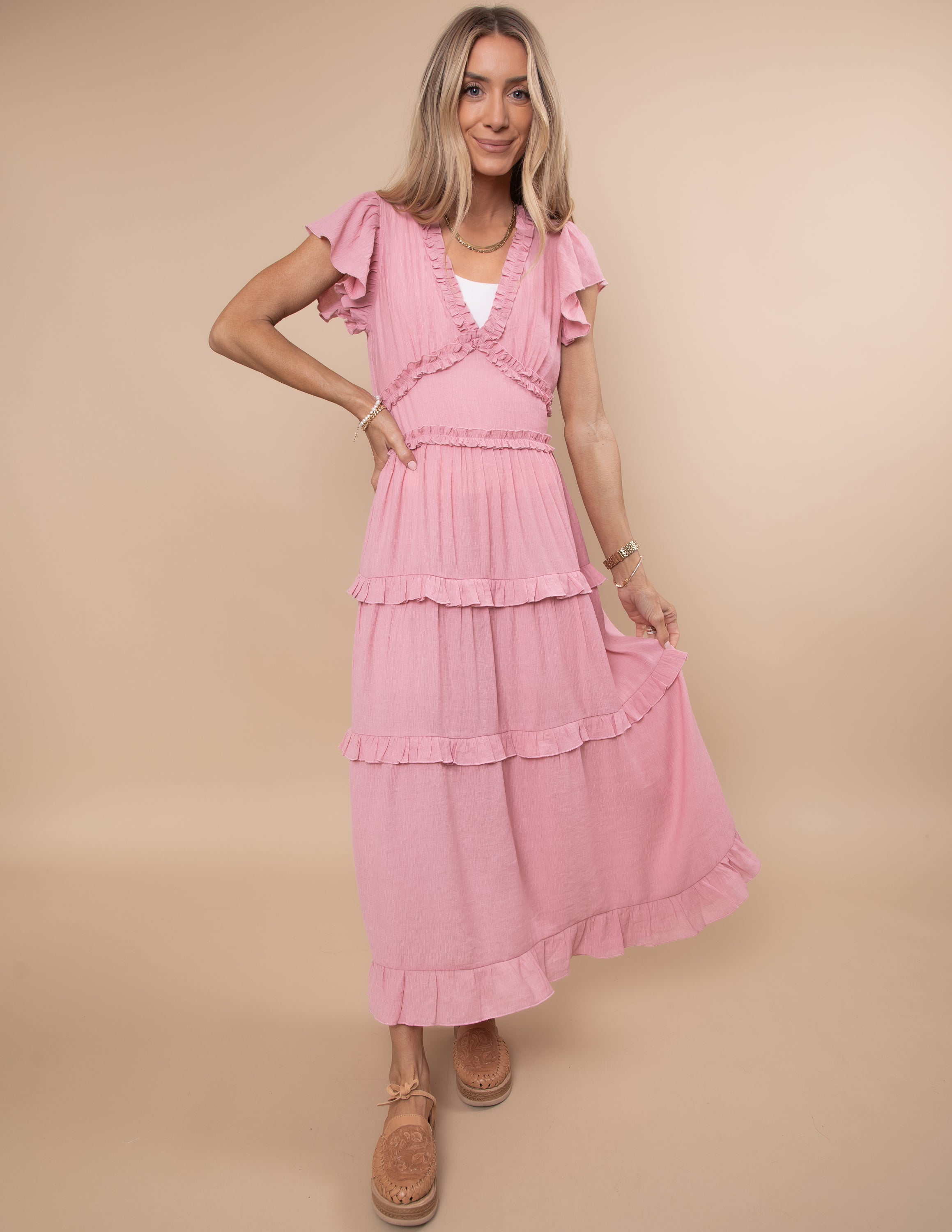 Madeline Ruffled Dress