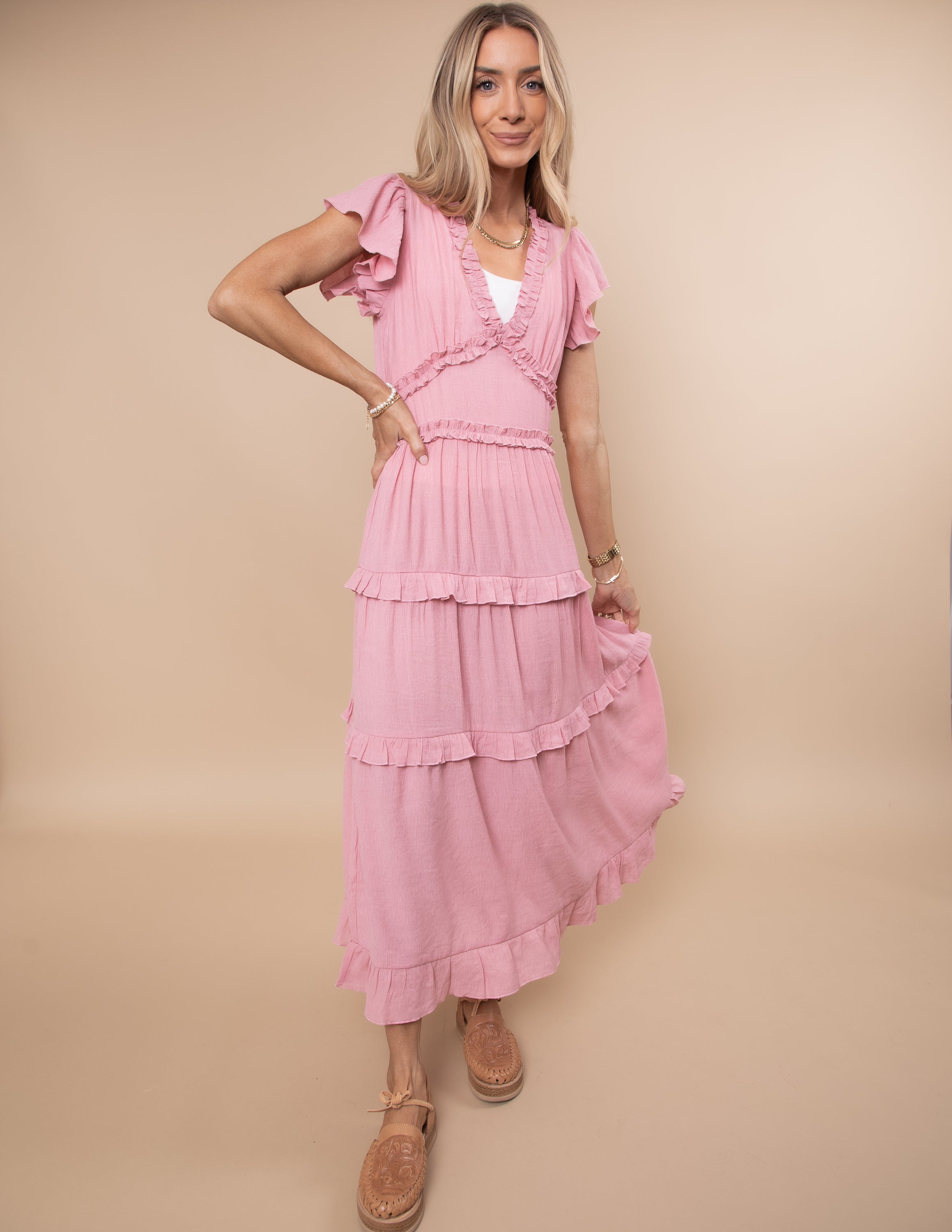 Madeline Ruffled Dress