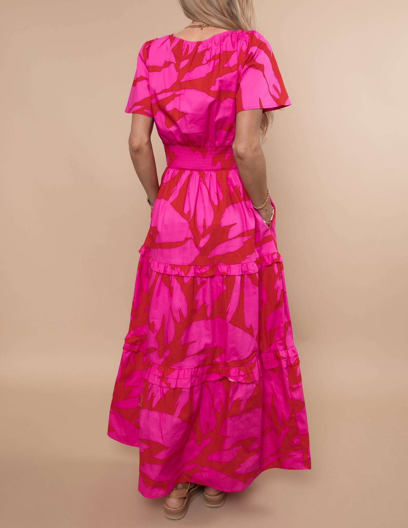 Jolene Poplin Tiered Maxi Dress
