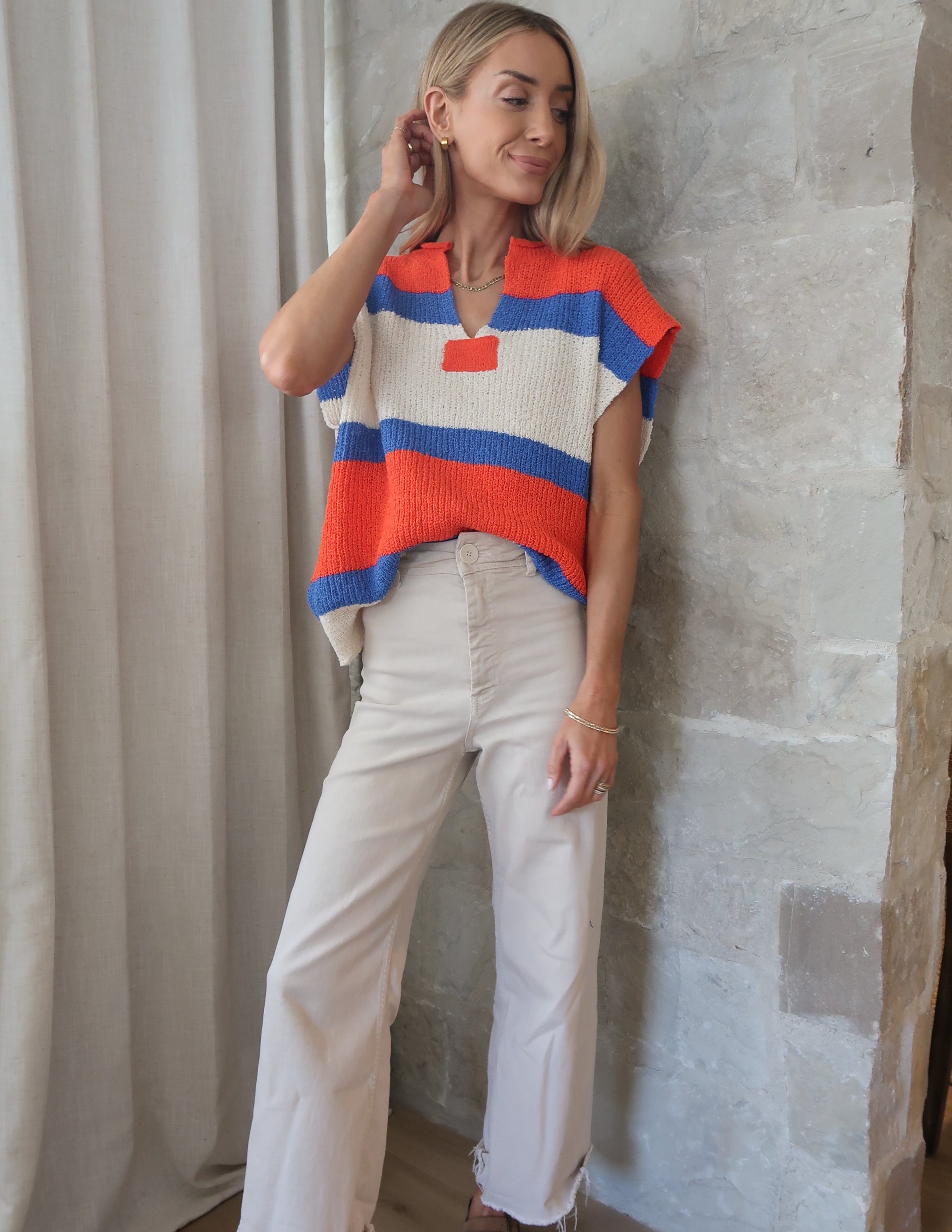 Harlee Striped Top