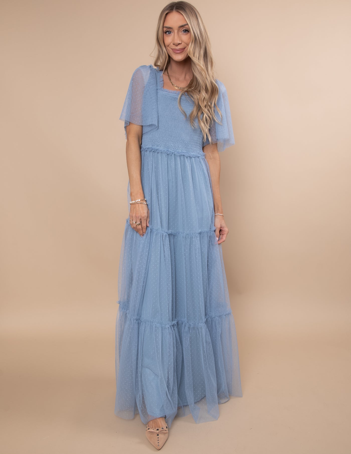 Gwenyth Mesh Maxi Dress