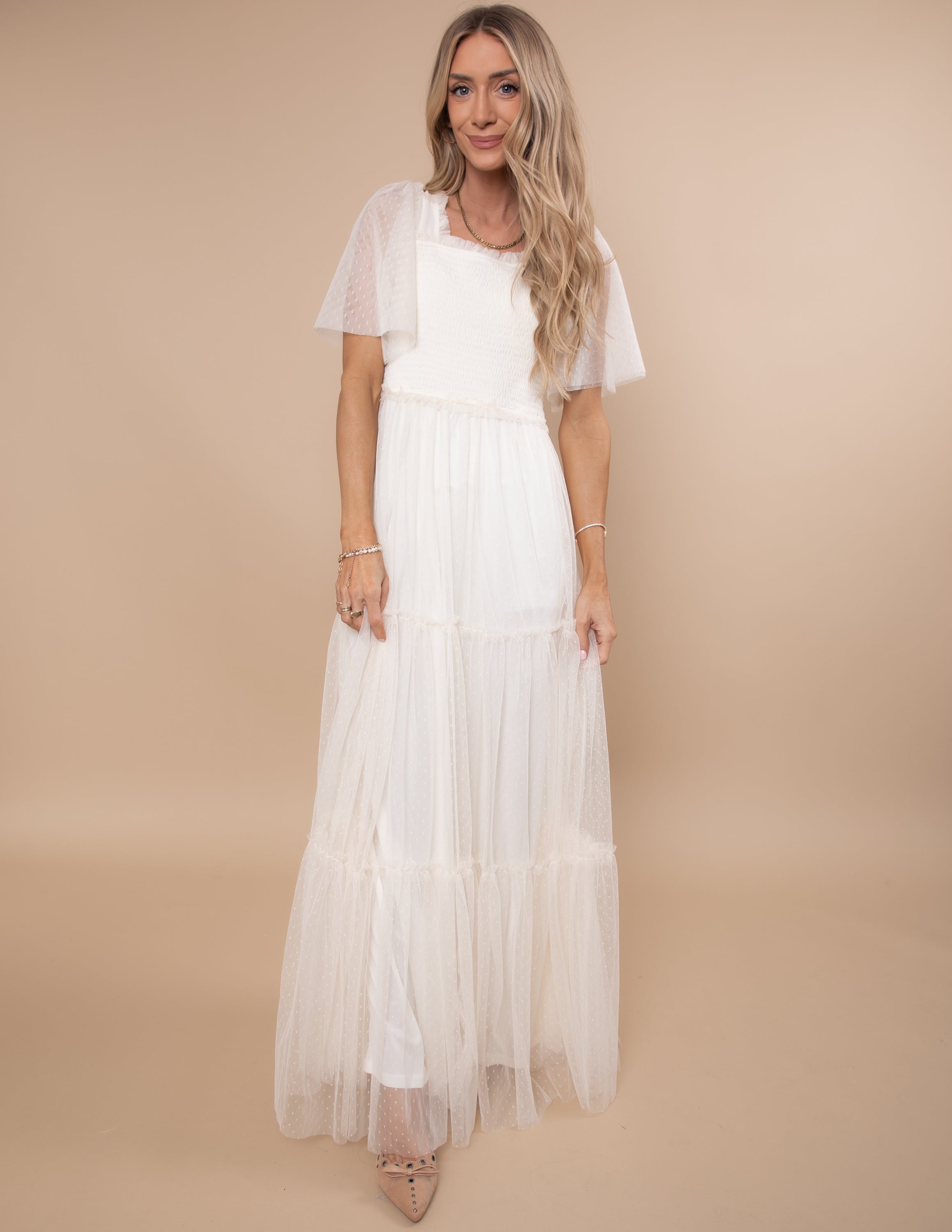 Gwenyth Mesh Maxi Dress