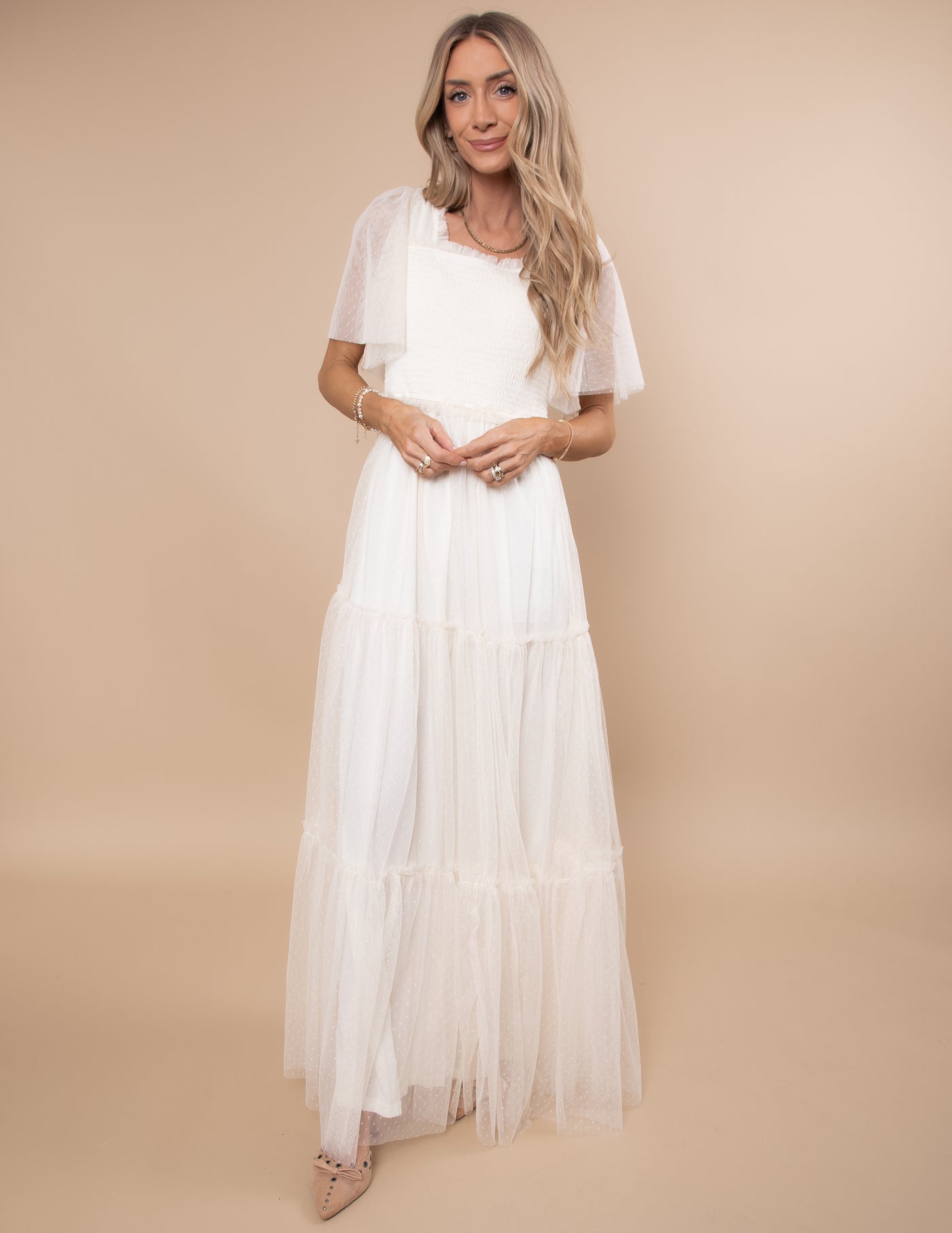 Gwenyth Mesh Maxi Dress