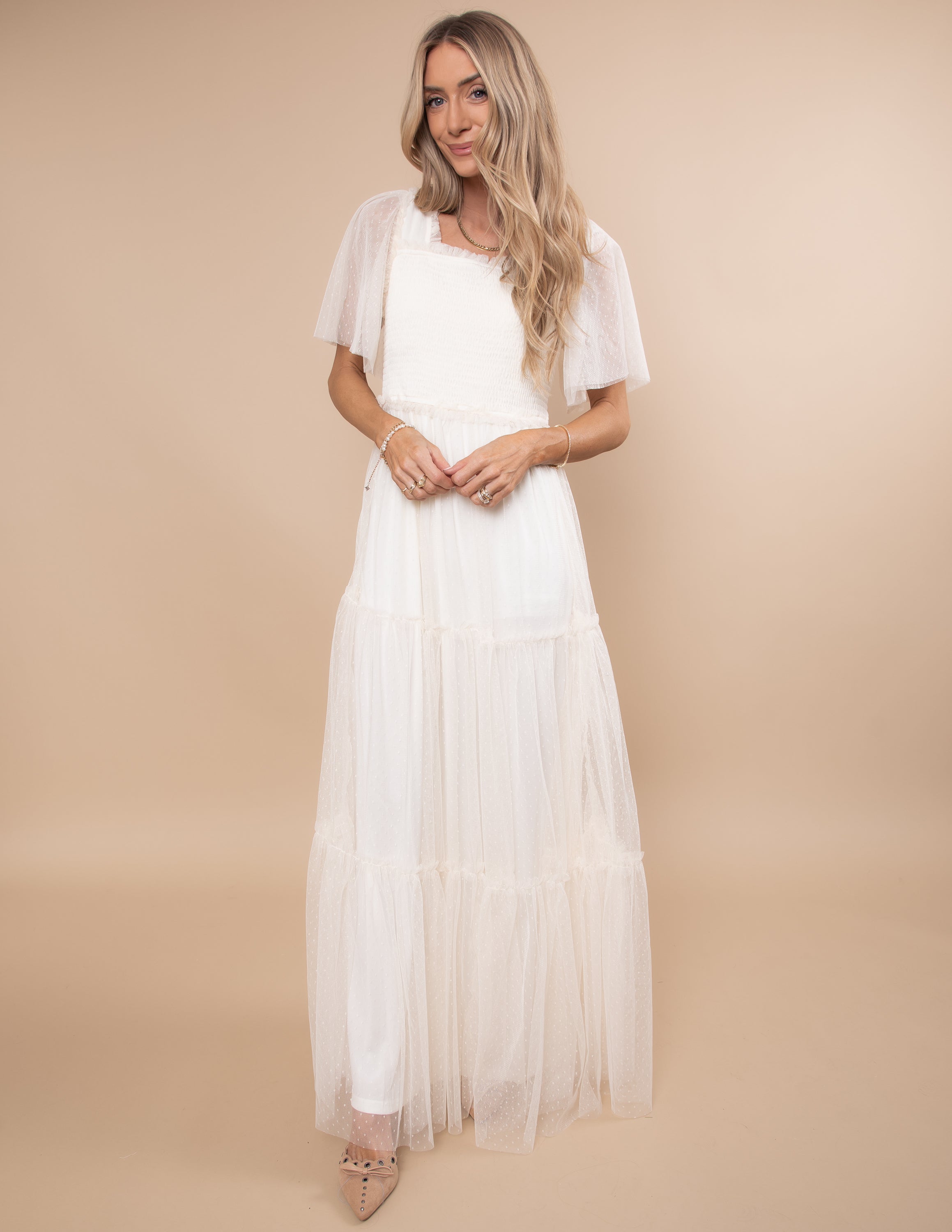 Gwenyth Mesh Maxi Dress