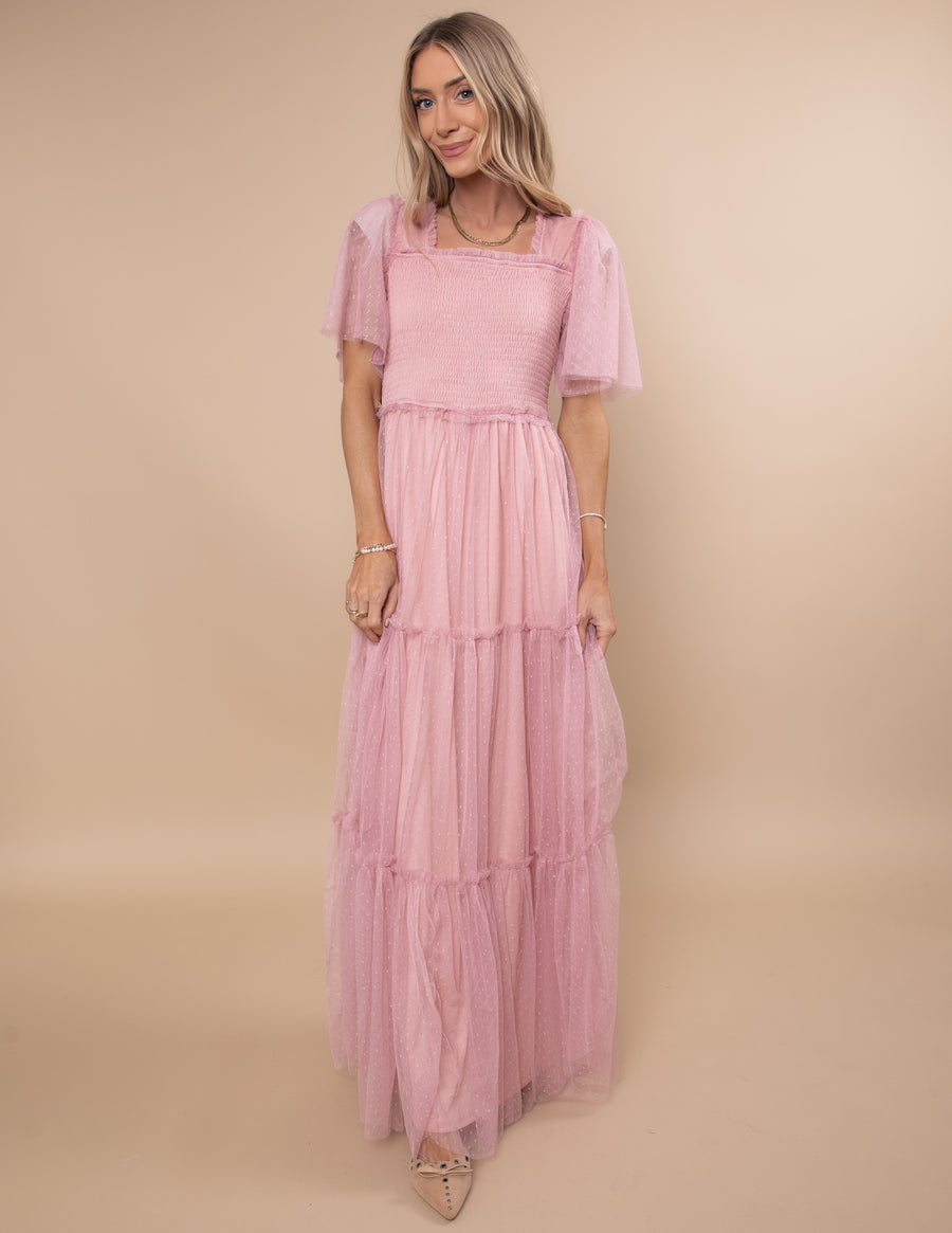 Gwenyth Mesh Maxi Dress