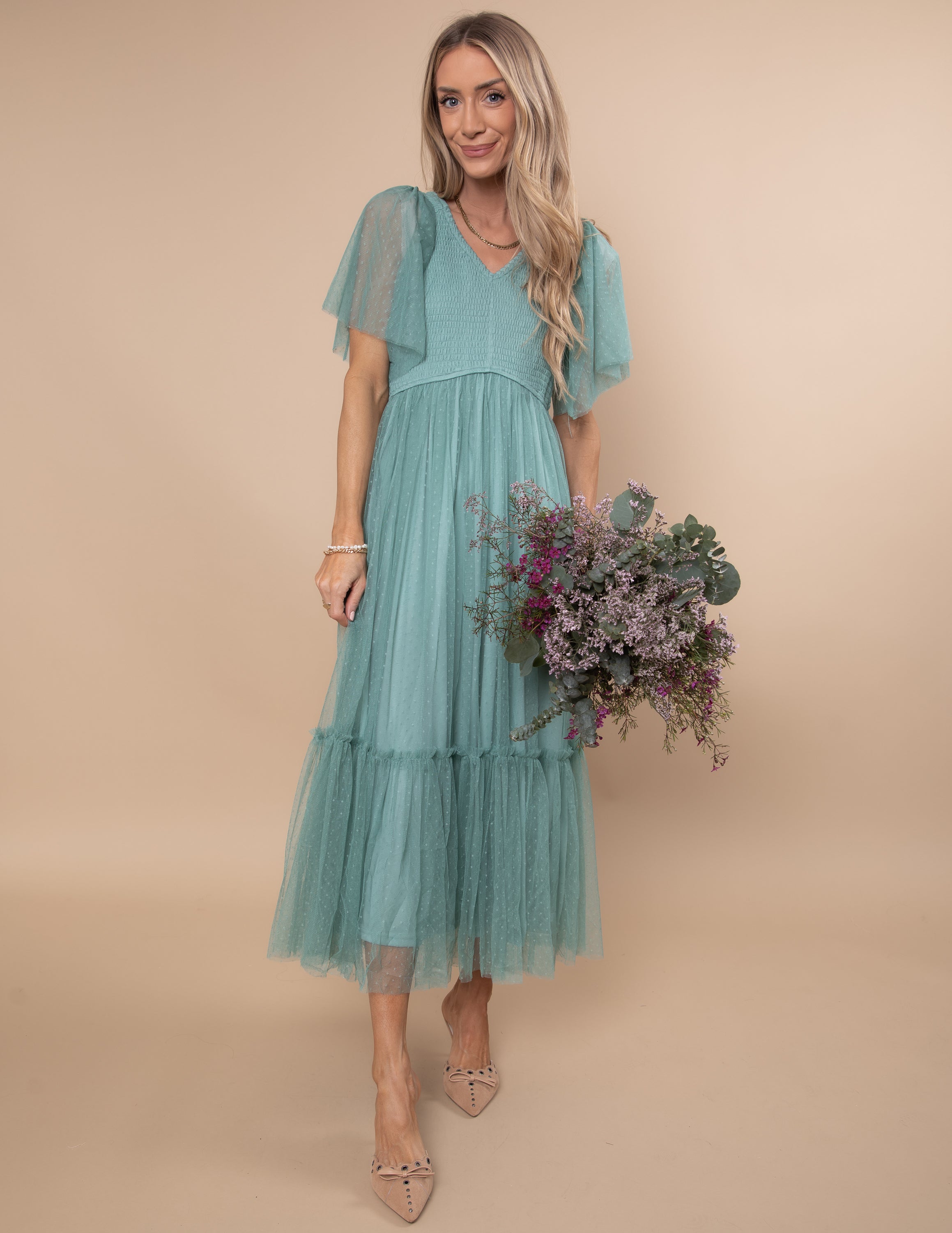 Ingrid Mesh Dress