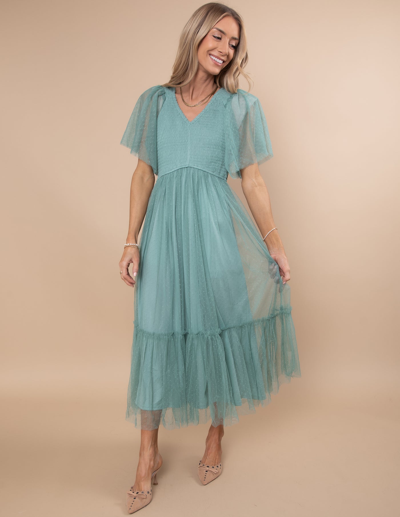 Ingrid Mesh Dress