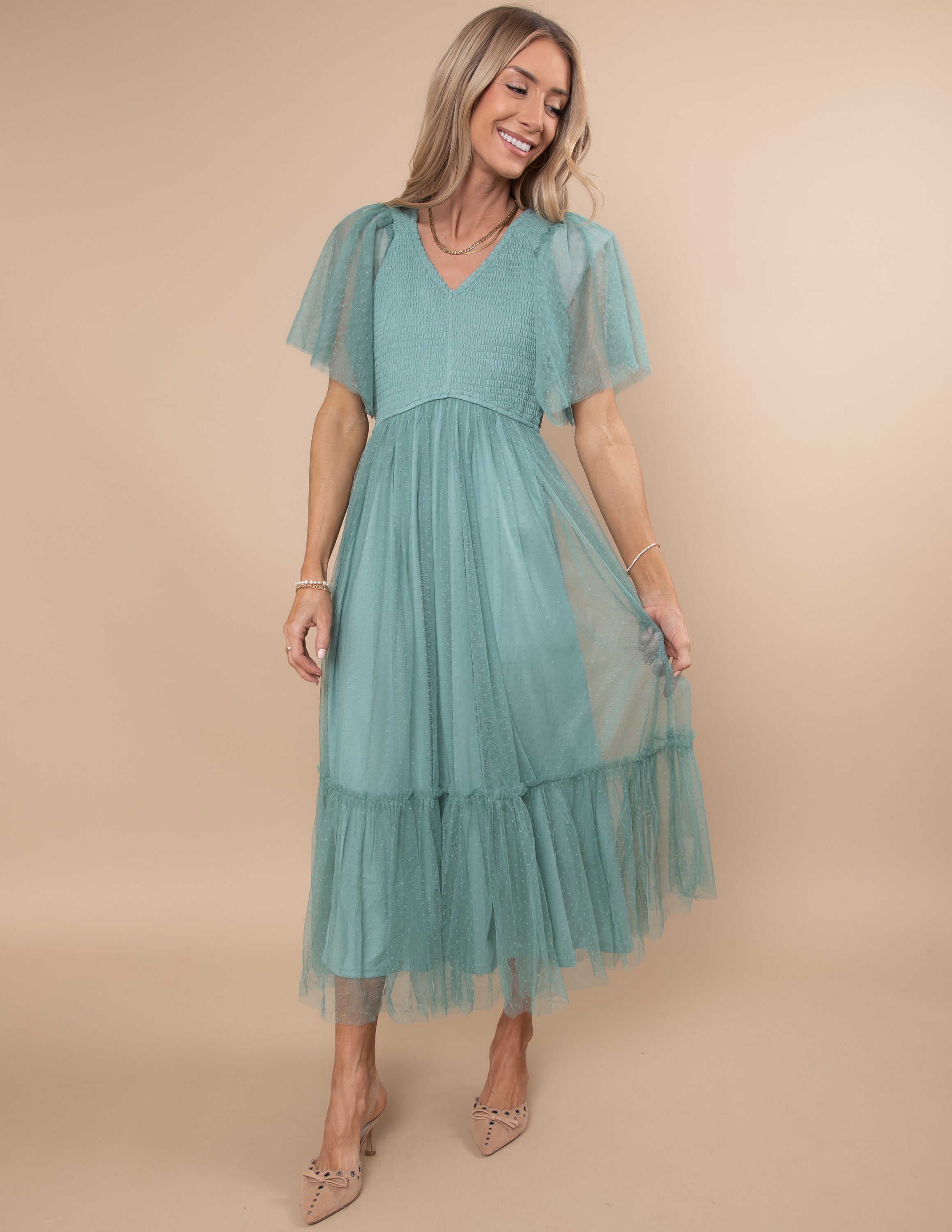 Ingrid Mesh Dress