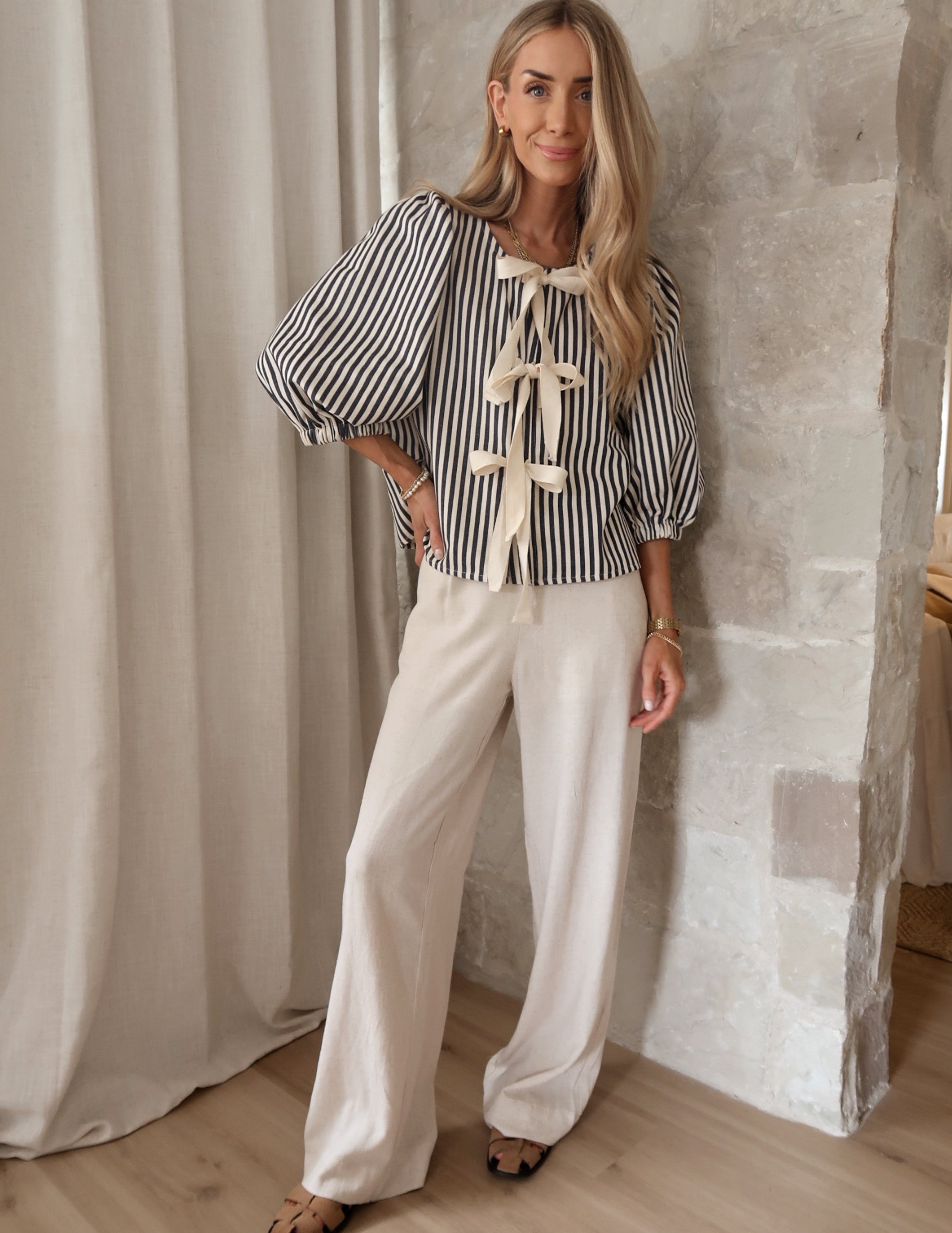 Lena Striped Top