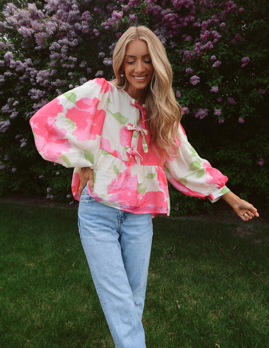 Malia Floral Top